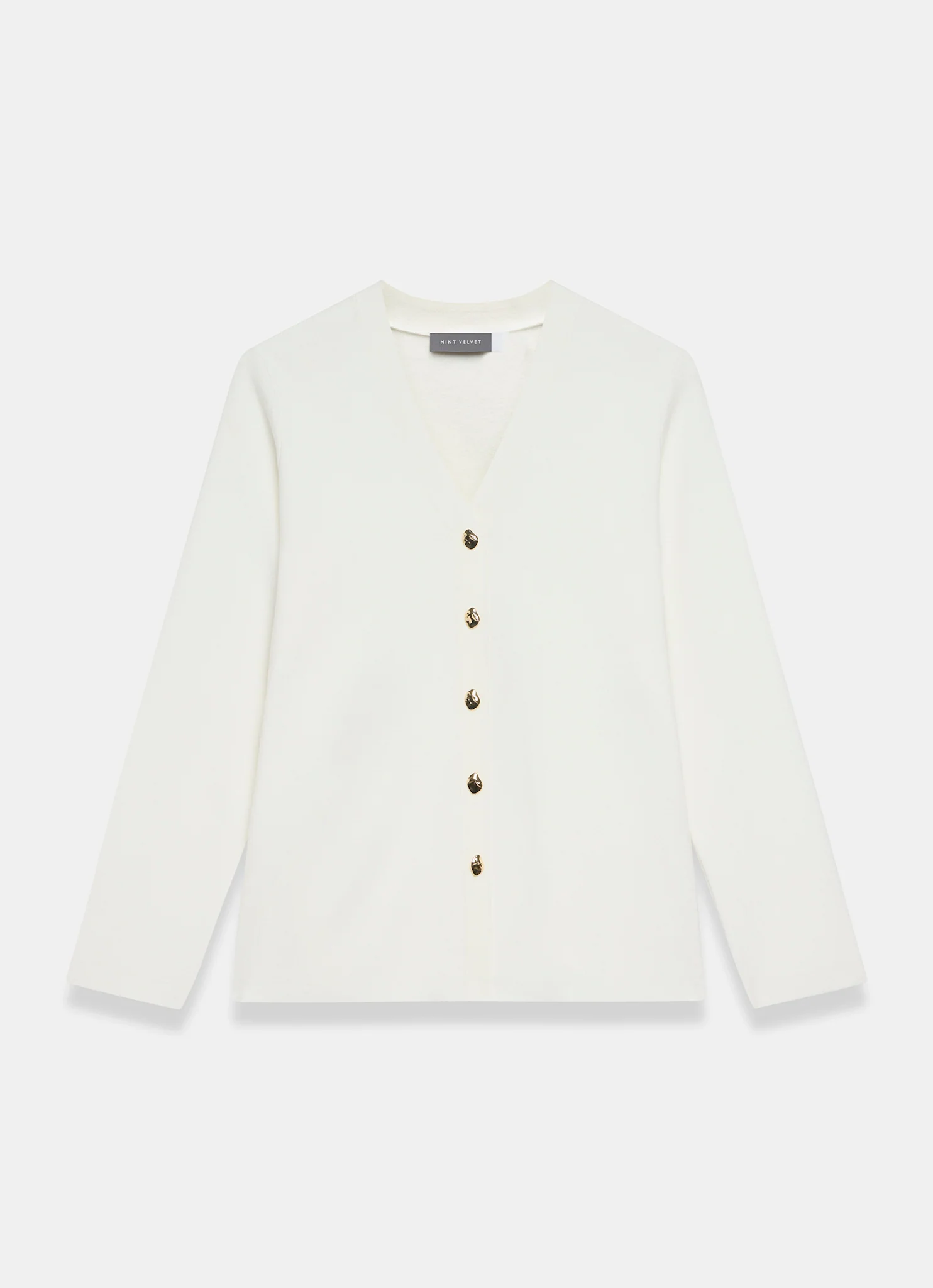 7316-cream-v-neck-longline-cardigan-6.webp Cream V Neck Longline Cardigan