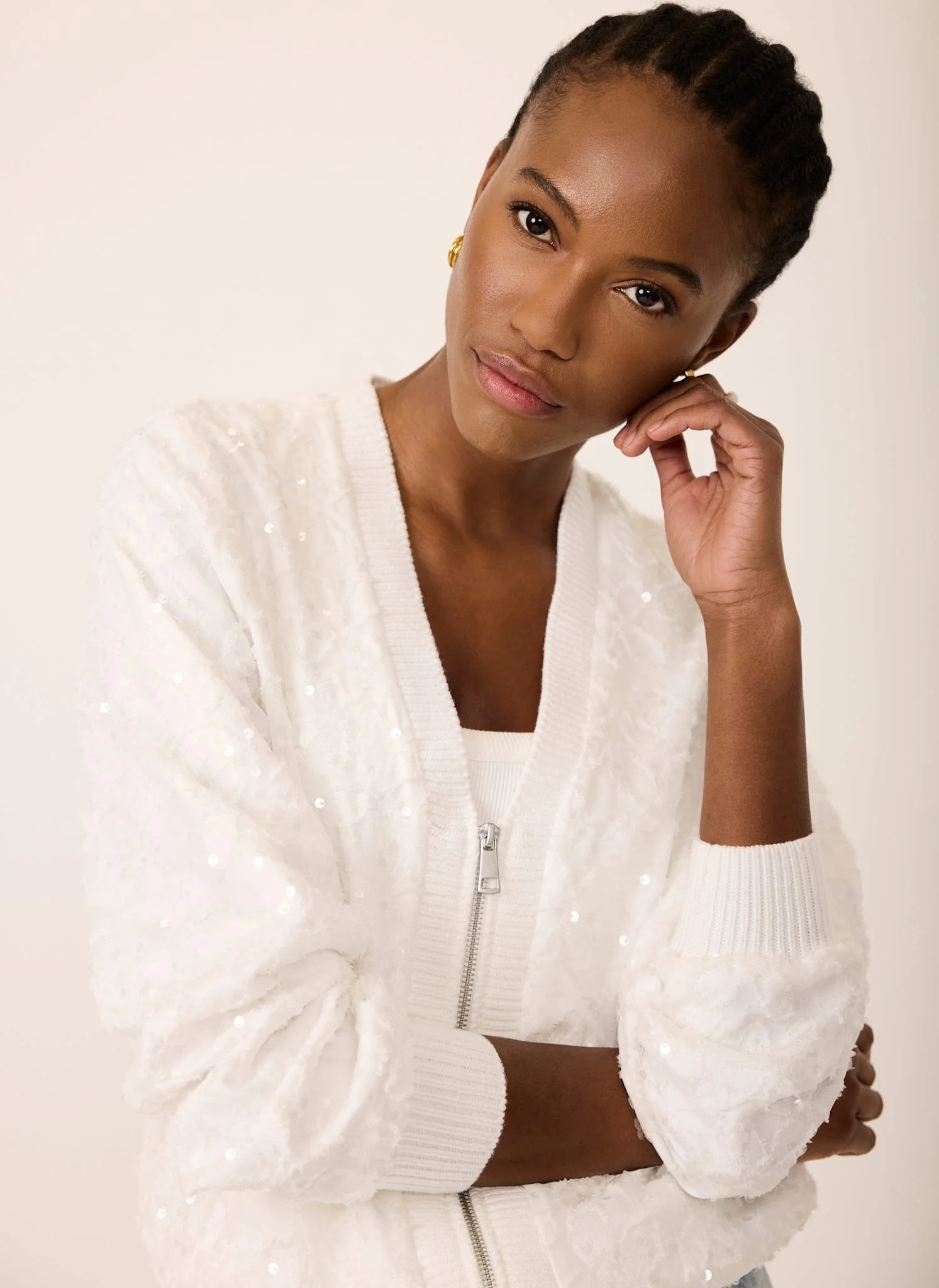 7340-white-sequin-bomber-jacket-2.webp White Sequin Bomber Jacket