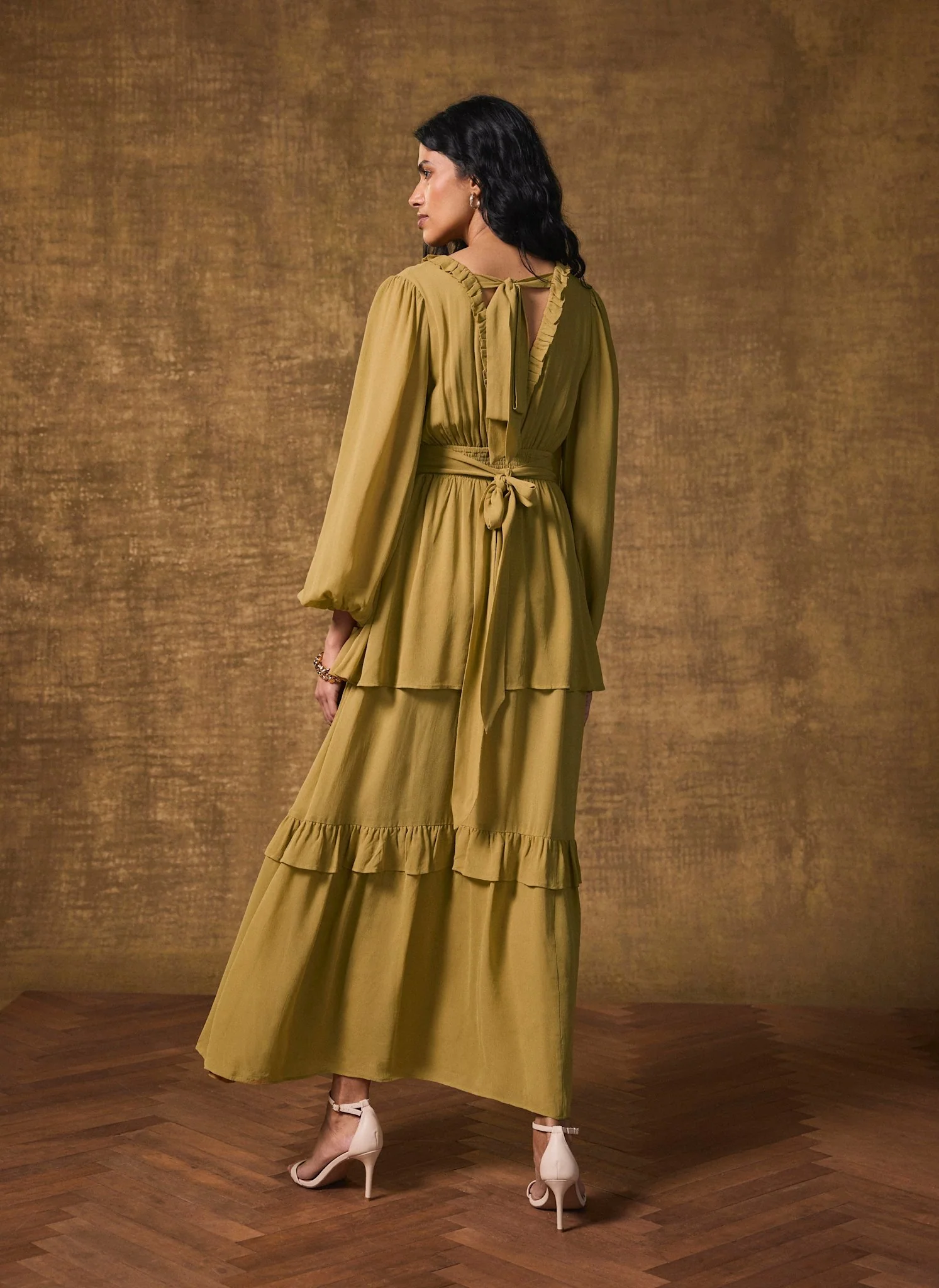 7354-green-ruffle-tiered-maxi-dress-5.webp Green Ruffle Tiered Maxi Dress