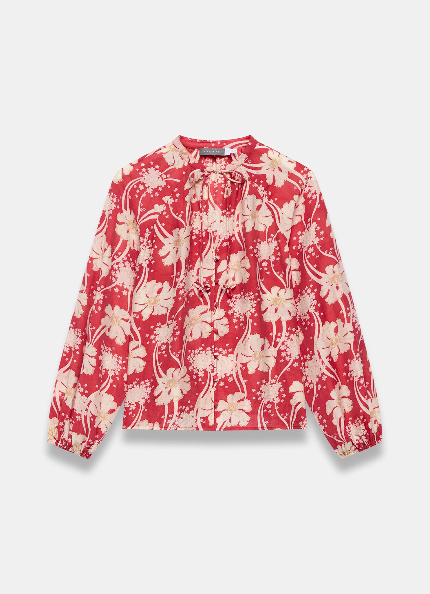 7380-red-floral-print-blouse-6.webp Red Floral Print Blouse