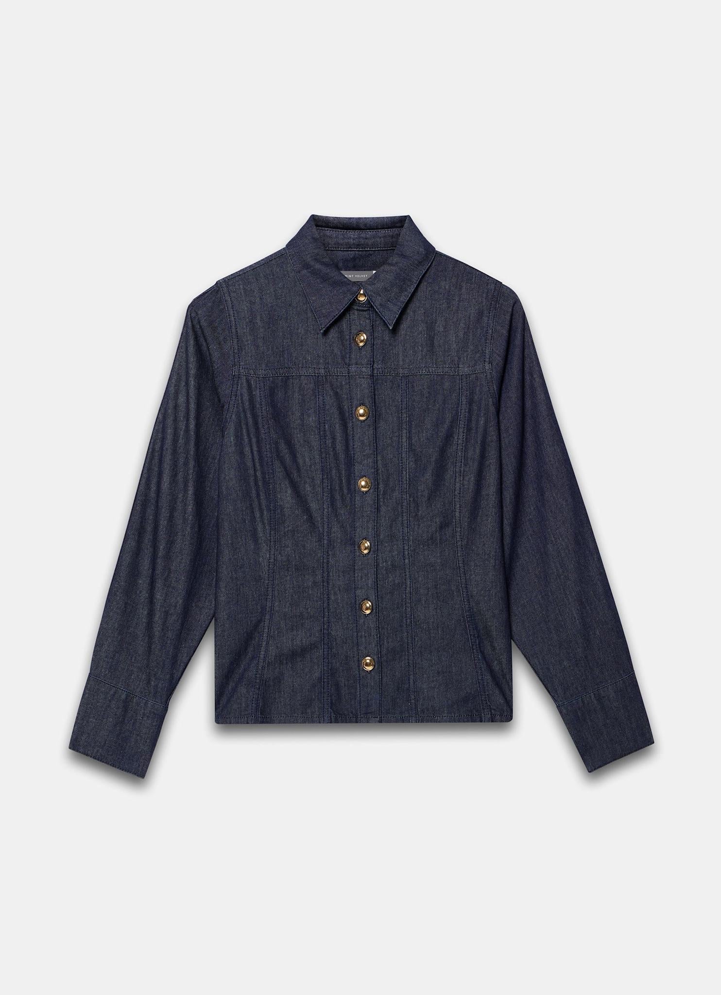 7416-dark-indigo-denim-fitted-shirt-7.jpg Dark Indigo Denim Fitted Shirt