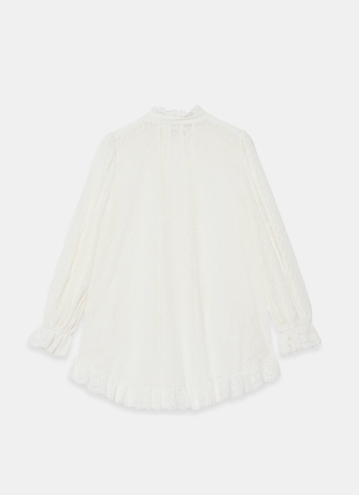 7424-cream-broderie-trim-longline-blouse-8.webp Cream Broderie Trim Longline Blouse