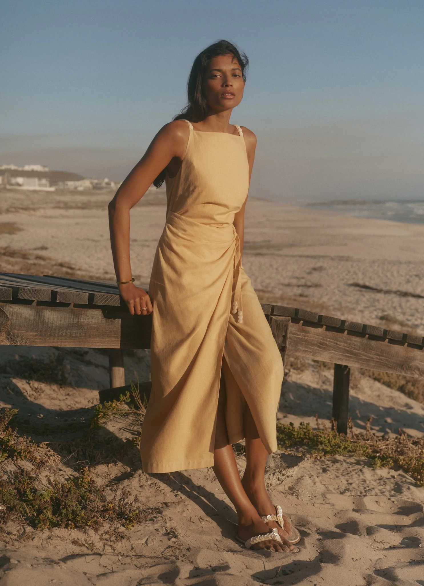 7452-yellow-linen-blend-wrap-midi-dress-1.webp Yellow Linen Blend Wrap Midi Dress