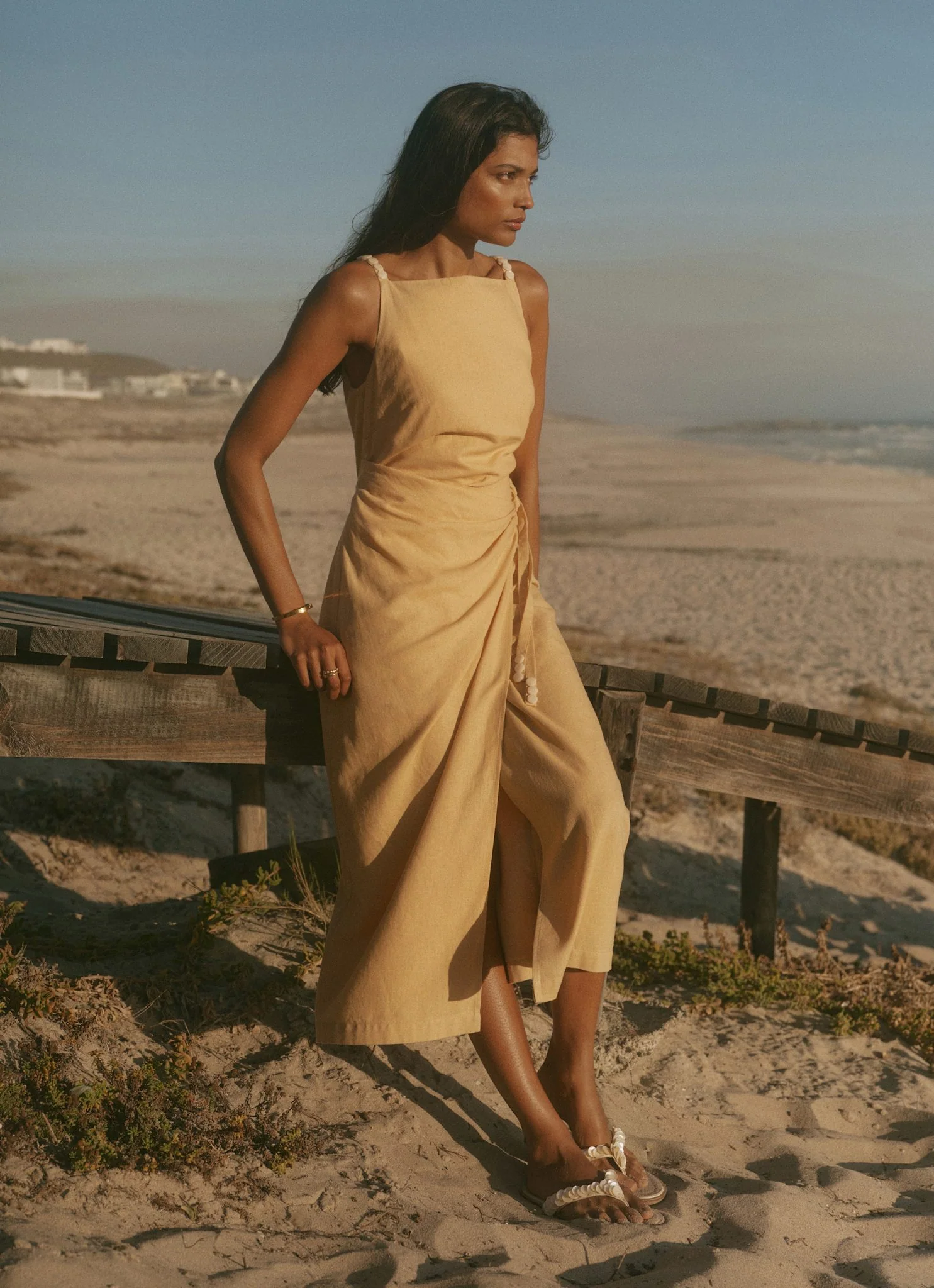 7452-yellow-linen-blend-wrap-midi-dress-3.webp Yellow Linen Blend Wrap Midi Dress