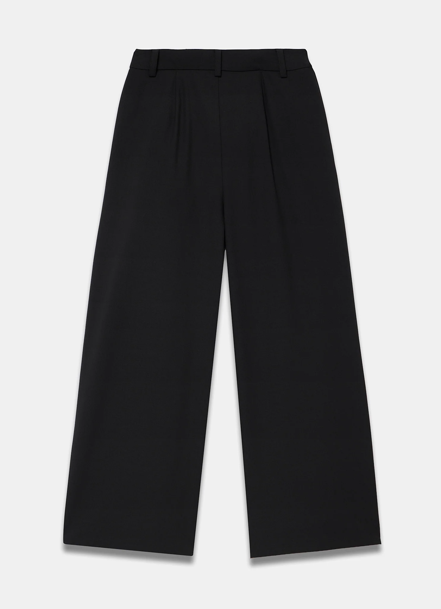 7544-black-pleat-detail-crop-wide-trousers-8.webp Black Pleat Detail Crop Wide Trousers