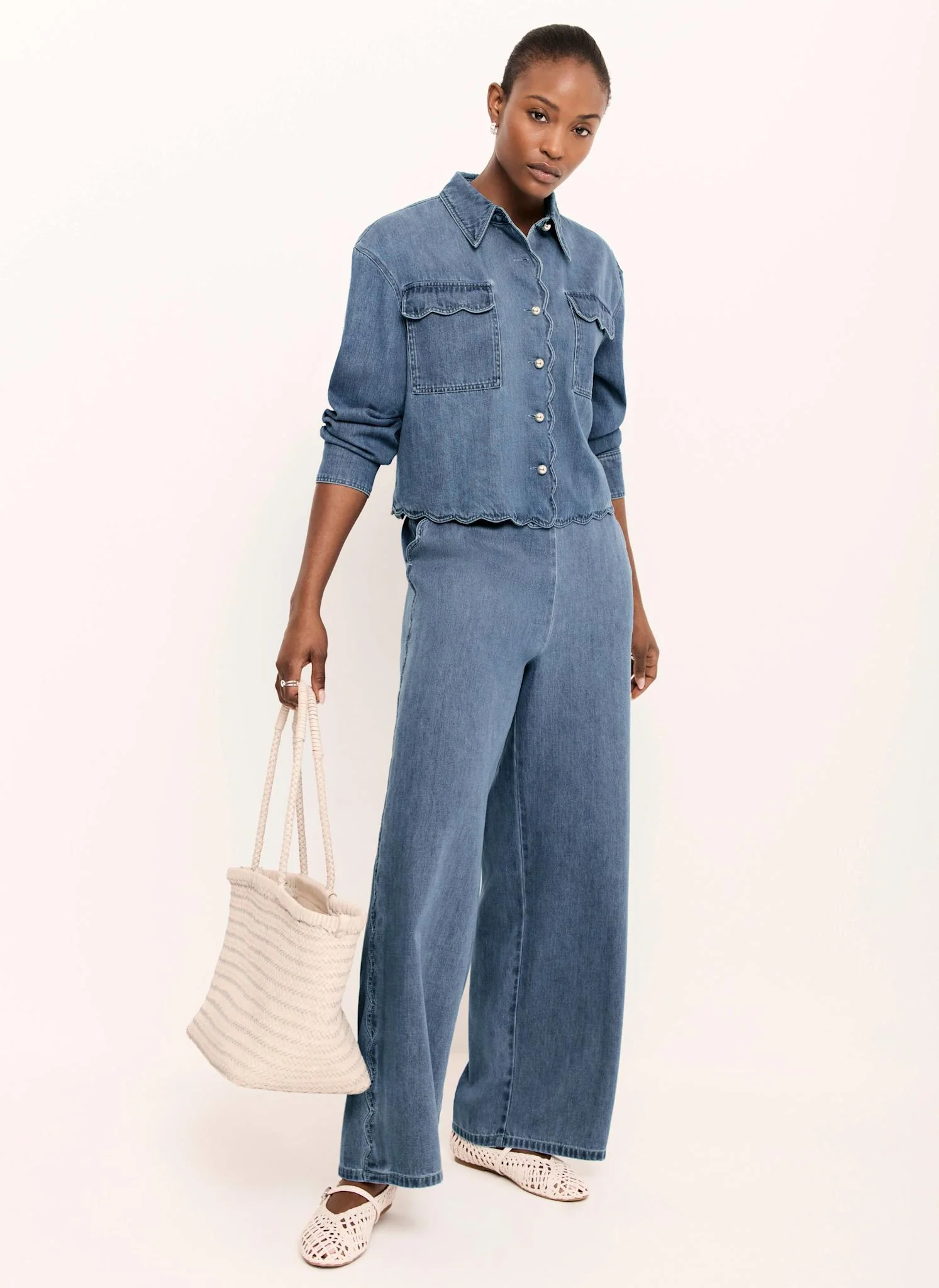7610-indigo-scallop-trim-wide-jeans-1.webp Indigo Scallop Trim Wide Jeans