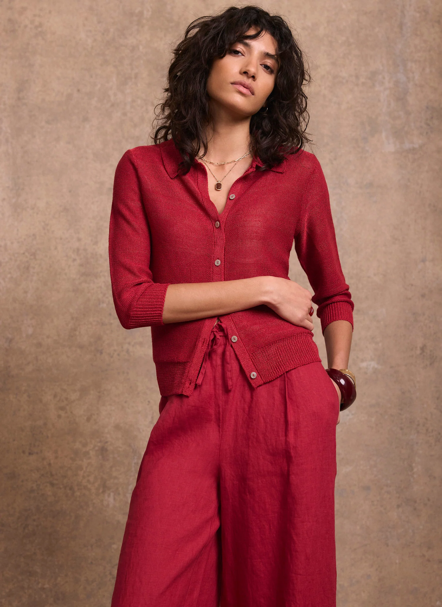 7680-red-metallic-knit-top-2.webp Red Metallic Knit Top