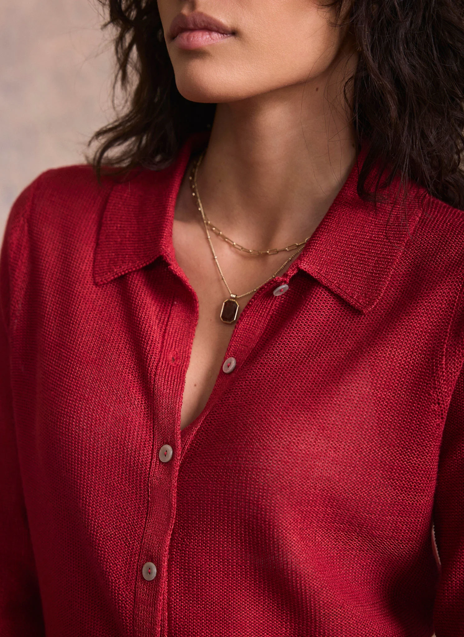 7680-red-metallic-knit-top-5.webp Red Metallic Knit Top