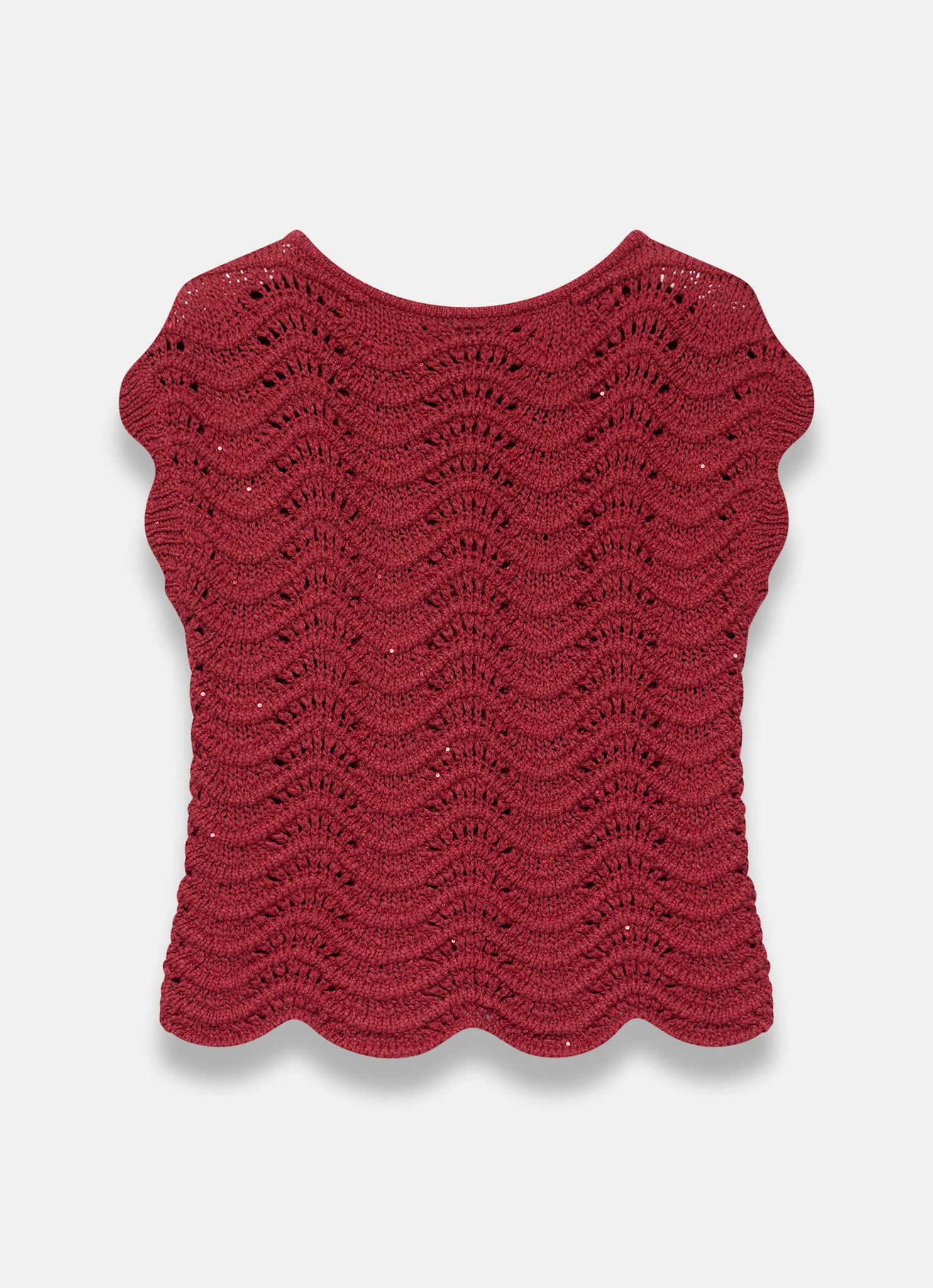 7704-red-embellished-crochet-knit-top-7.webp Red Embellished Crochet Knit Top