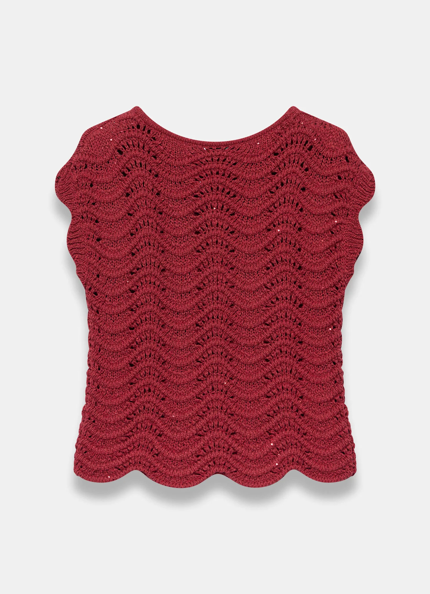 7704-red-embellished-crochet-knit-top-8.webp Red Embellished Crochet Knit Top