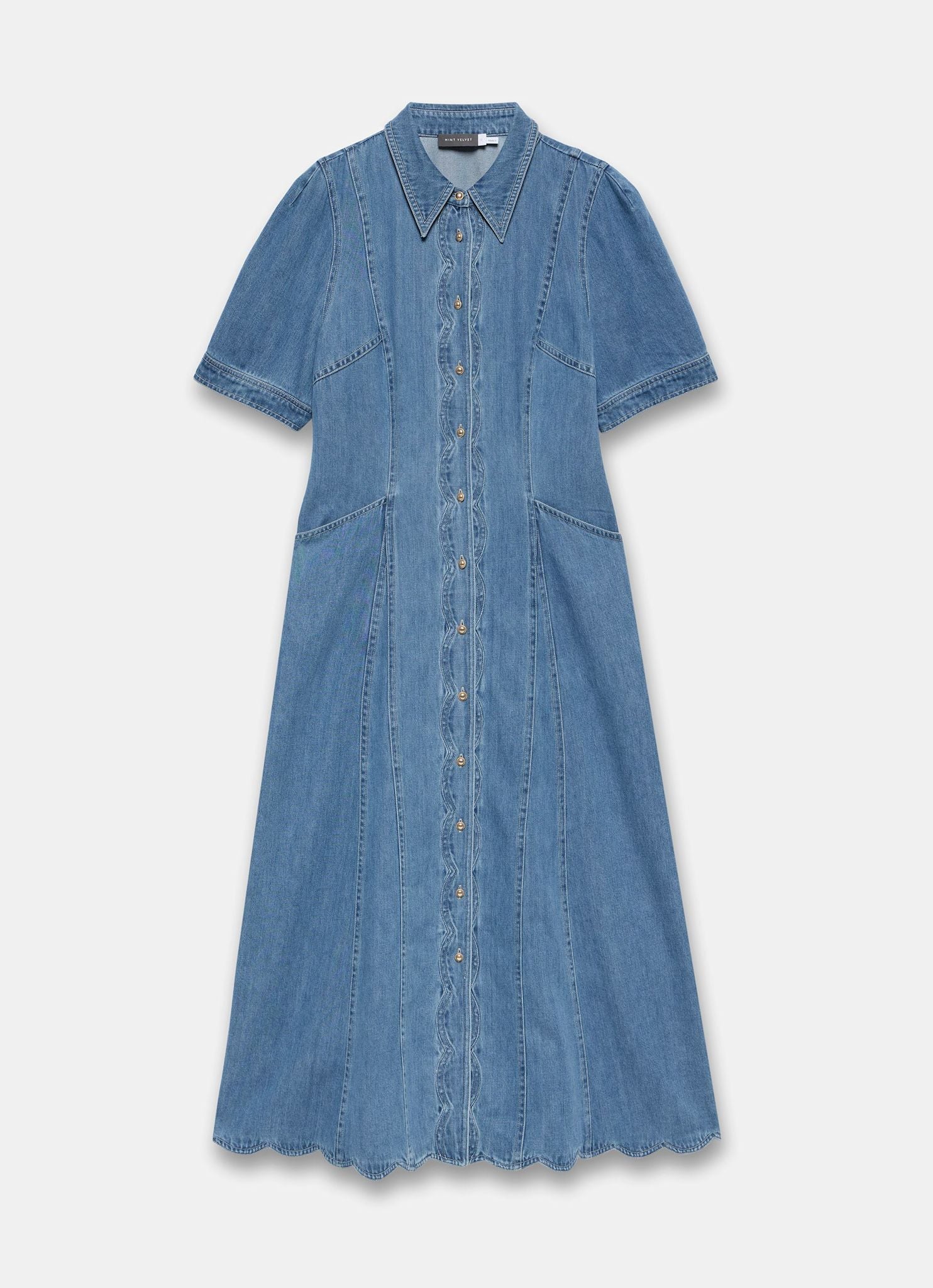 7724-indigo-denim-scallop-detail-midi-dress-7.jpg Indigo Denim Scallop Detail Midi Dress