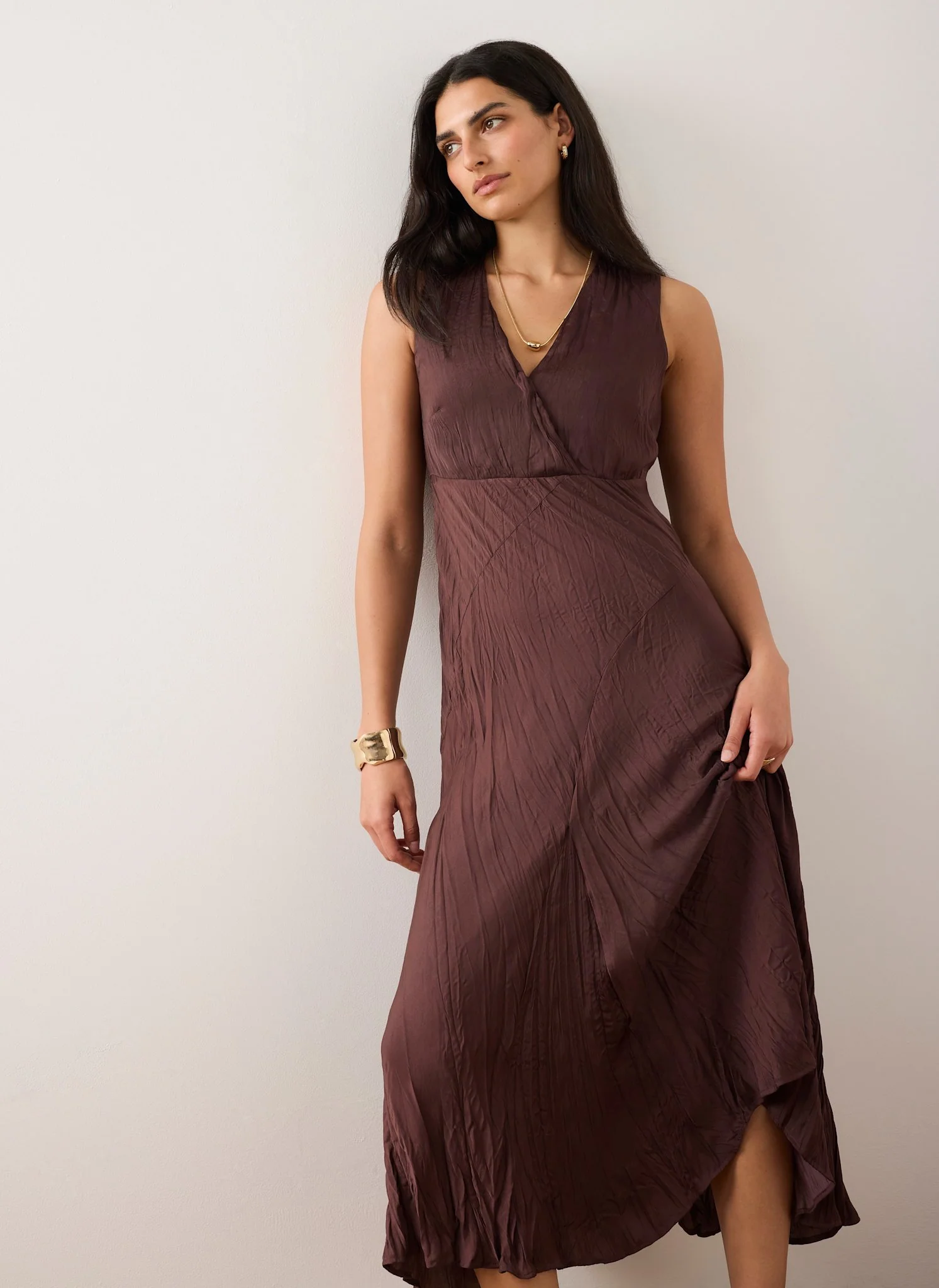 7738-burgundy-crinkle-maxi-dress-2.webp Burgundy Crinkle Maxi Dress