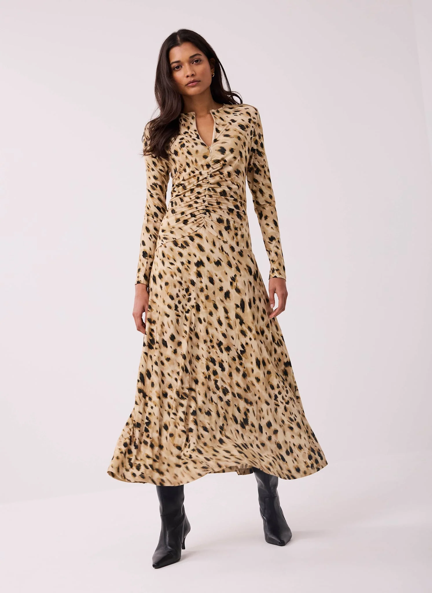 7806-animal-print-zip-jersey-midi-dress-1.webp Animal Print Zip Jersey Midi Dress