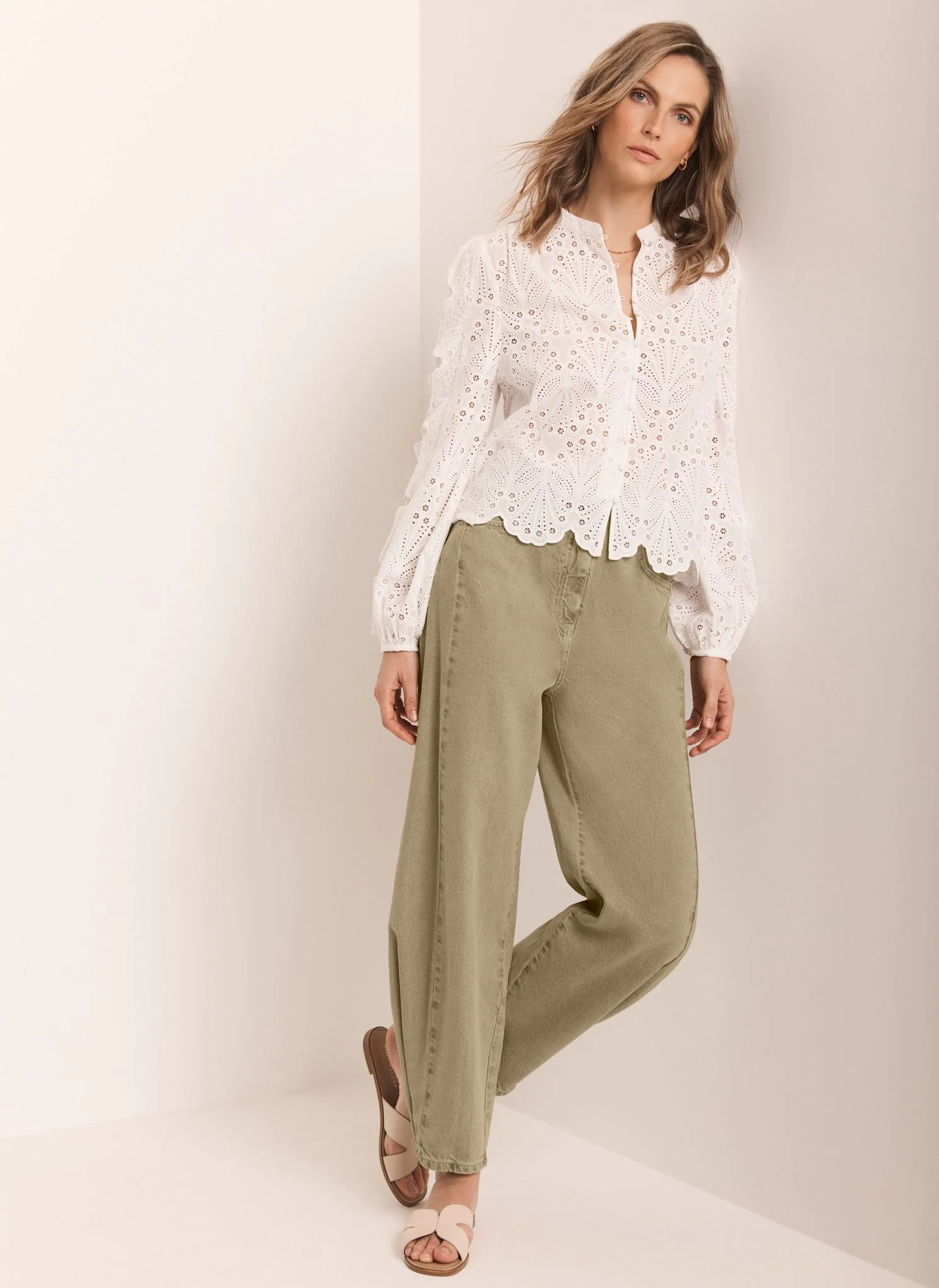 7978-white-cotton-broderie-detail-blouse-5.webp White Cotton Broderie Detail Blouse