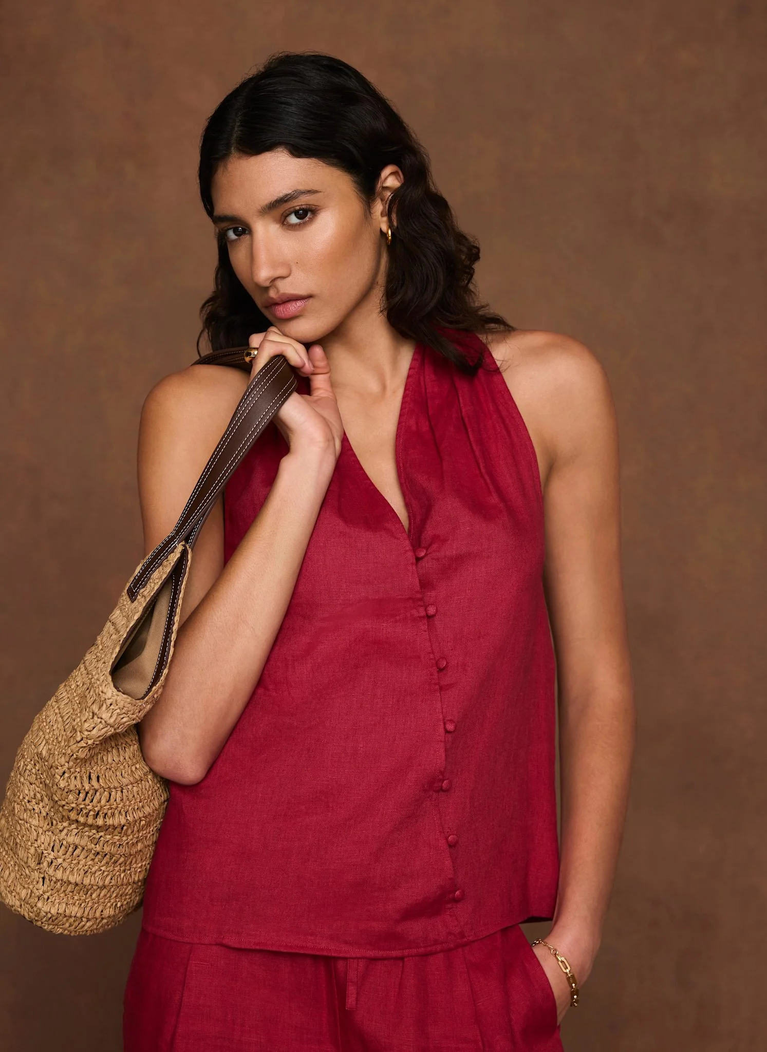 7996-red-linen-halter-top-1.webp Red Linen Halter Top