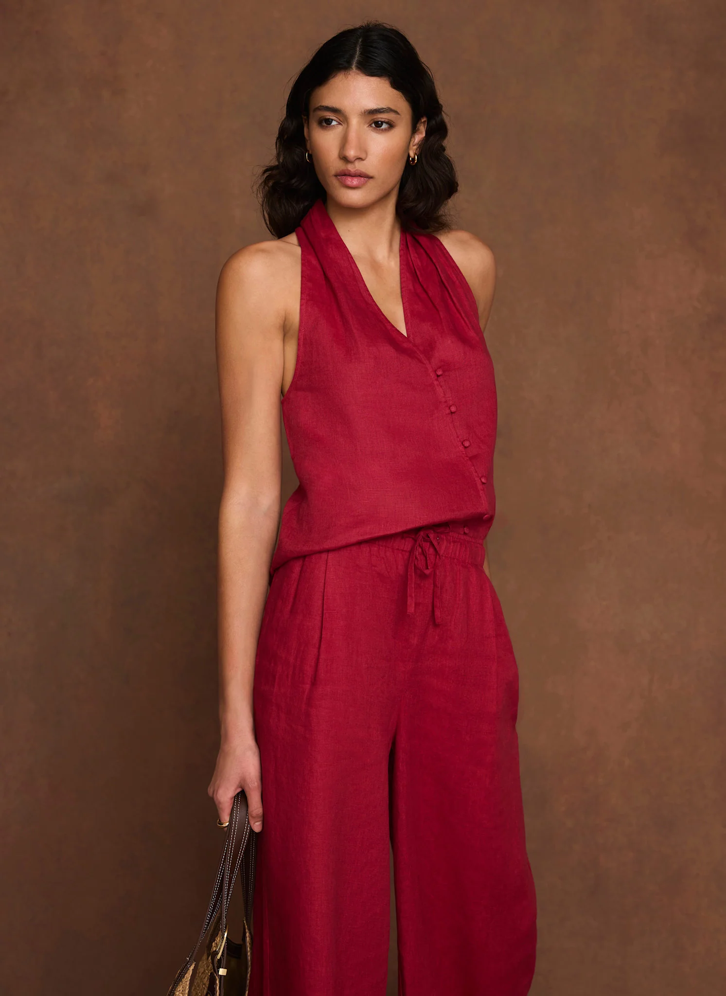 7996-red-linen-halter-top-2.webp Red Linen Halter Top