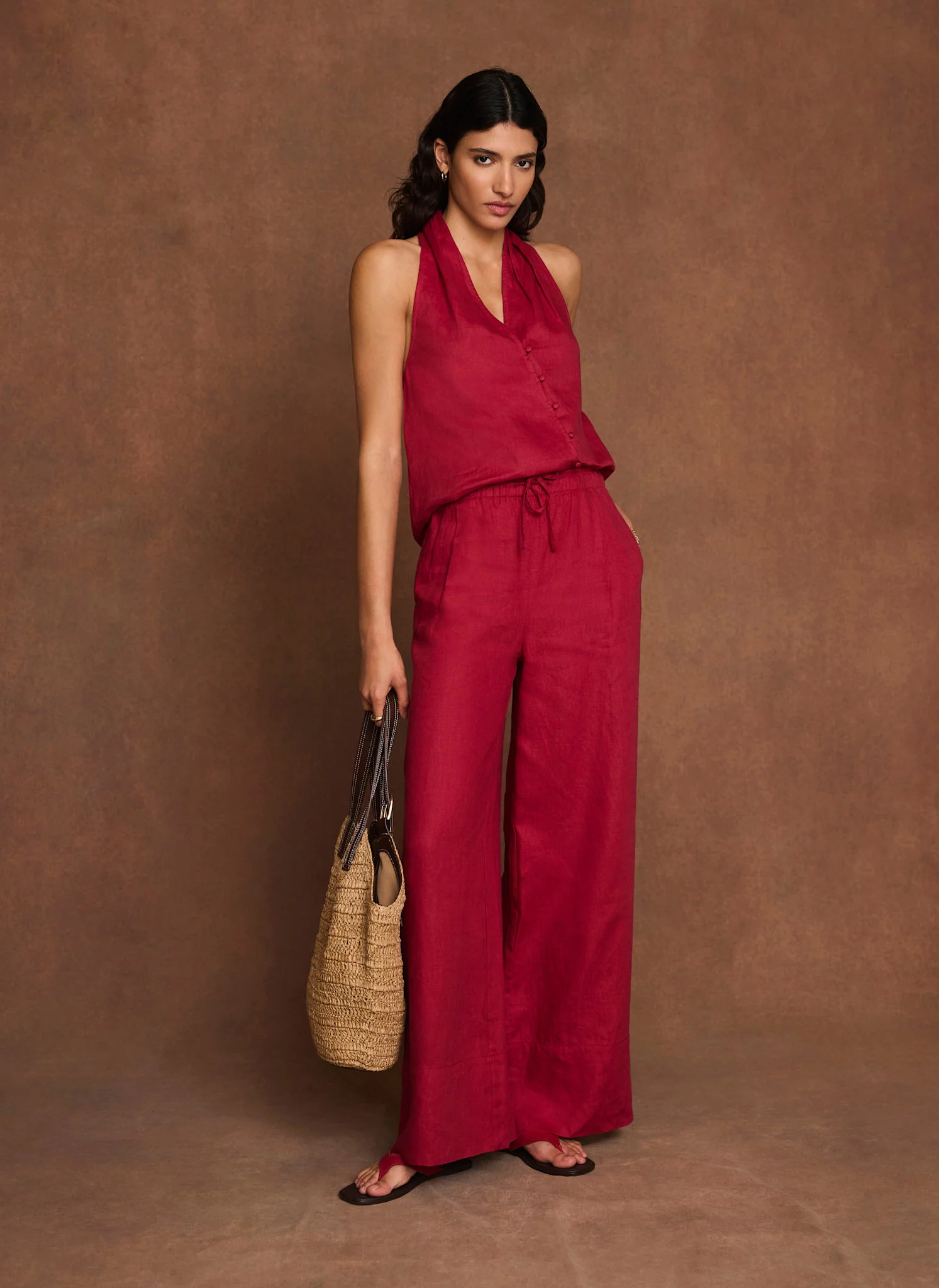 7996-red-linen-halter-top-4.webp Red Linen Halter Top