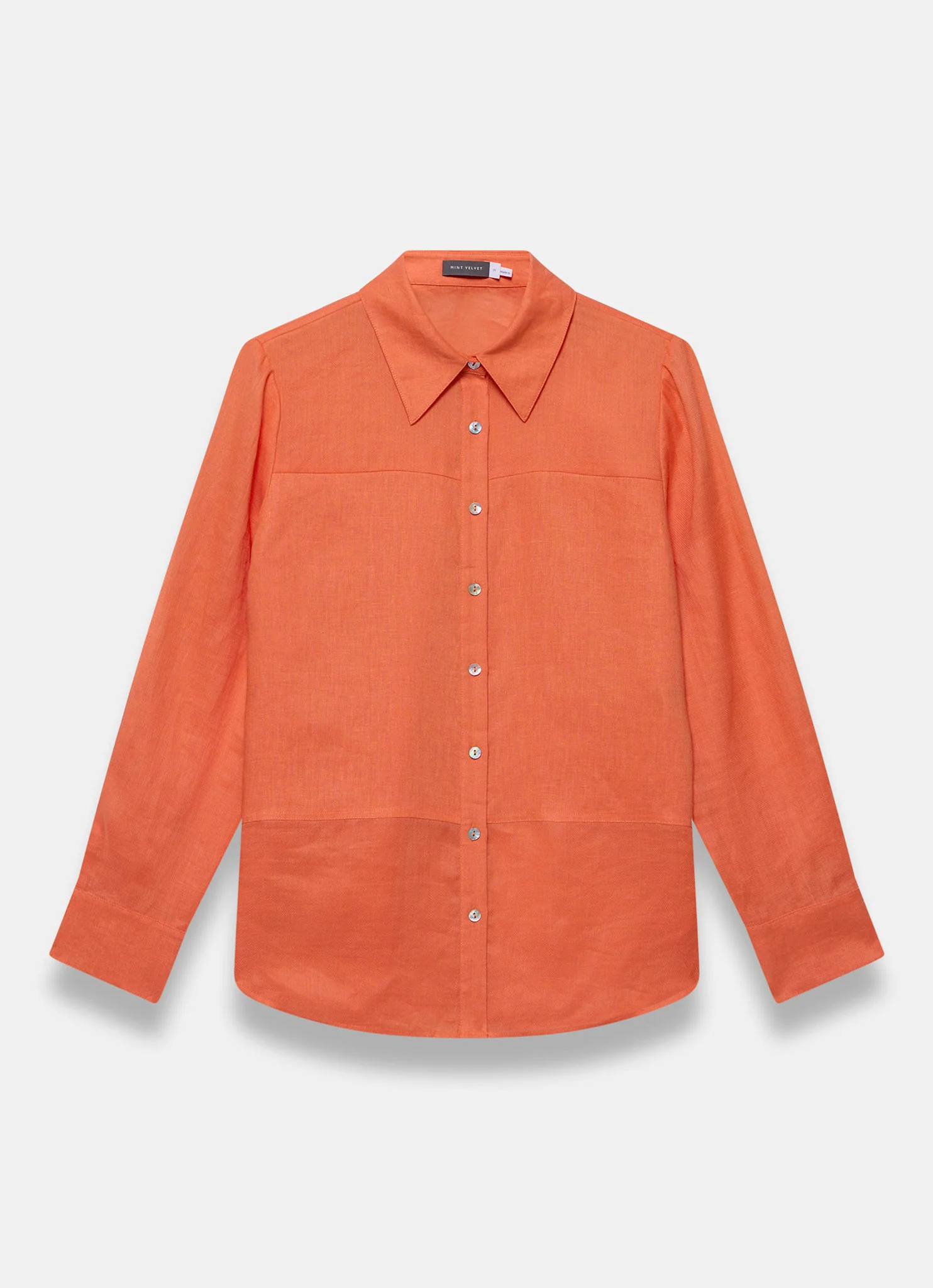 8020-orange-linen-blend-shirt-6.webp Orange Linen Blend Shirt