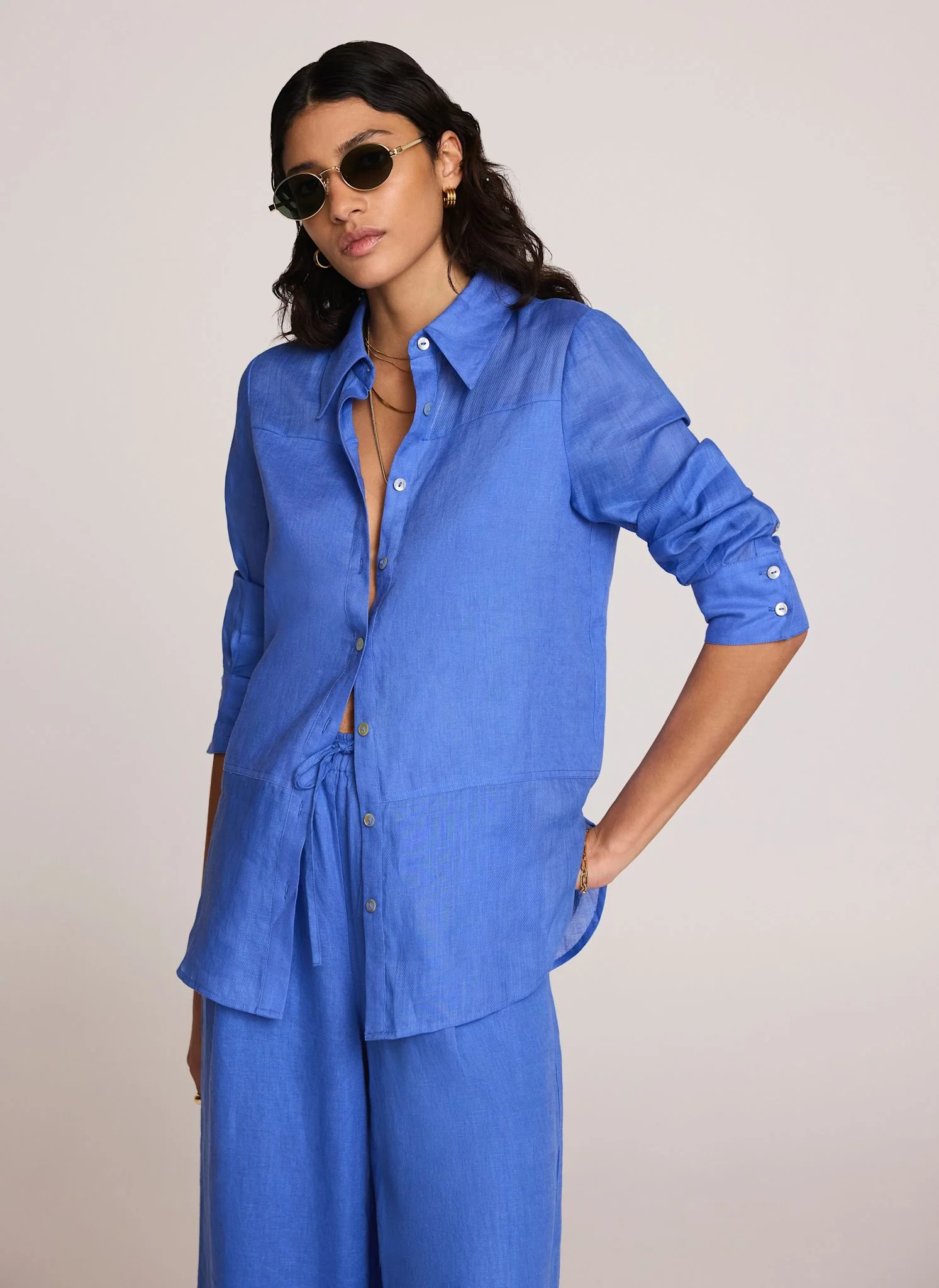 8026-blue-linen-blend-shirt-1.webp Blue Linen Blend Shirt