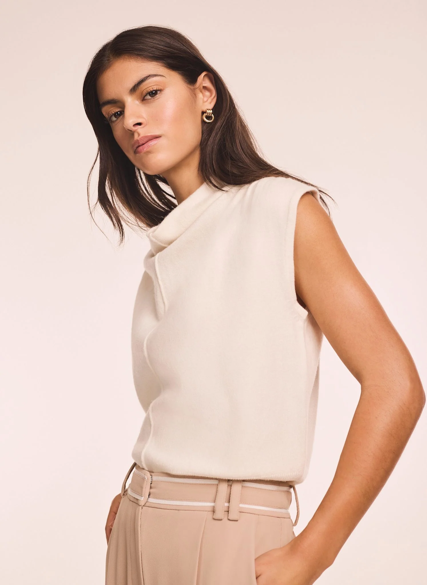 8060-cream-wool-blend-cowl-neck-knit-top-3.webp Cream Wool Blend Cowl Neck Knit Top