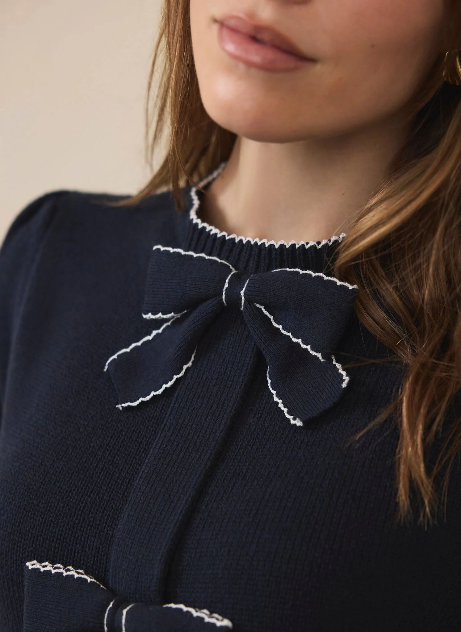 8072-navy-bow-detail-knit-top-4.webp Navy Bow Detail Knit Top