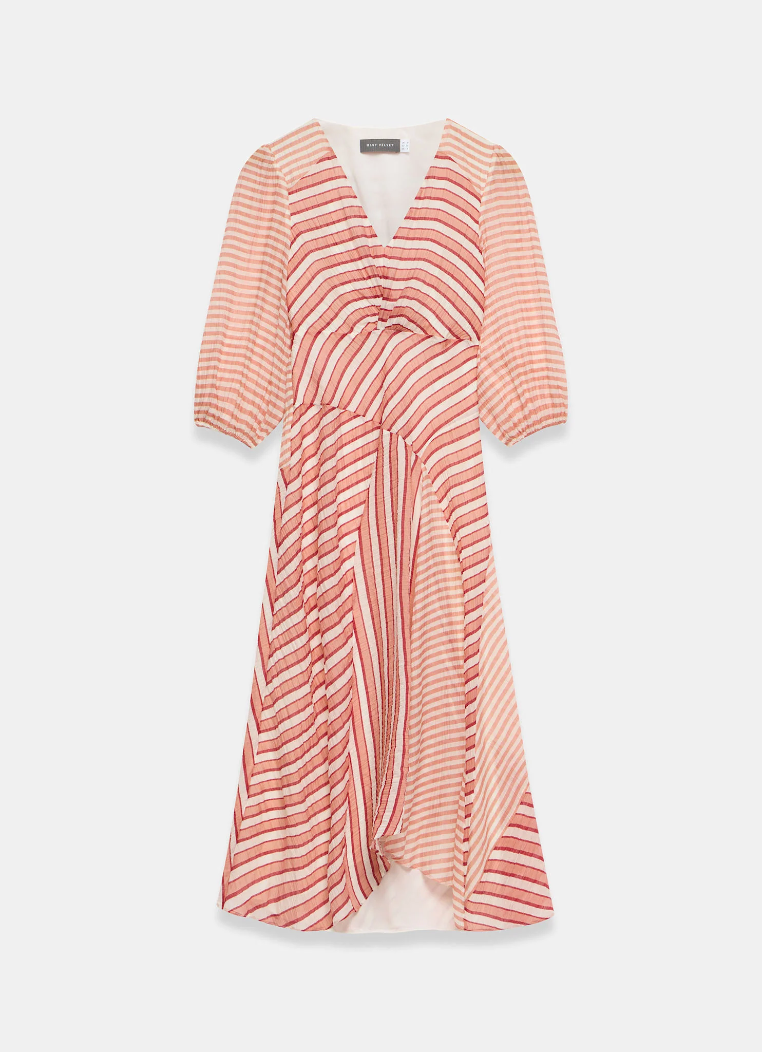 8078-orange-striped-panelled-maxi-dress-6.webp Orange Striped Panelled Maxi Dress
