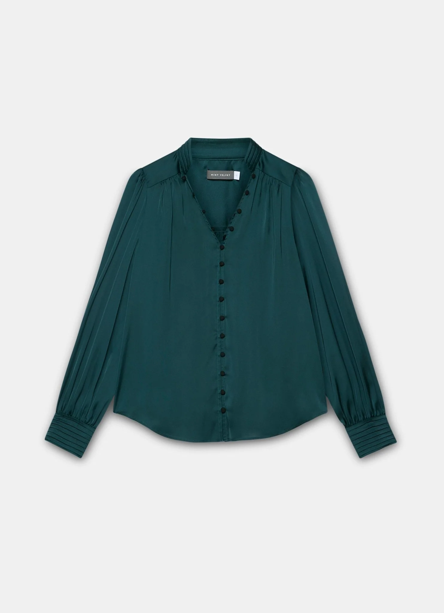 8108-teal-satin-long-sleeve-blouse-7.webp Teal Satin Long Sleeve Blouse
