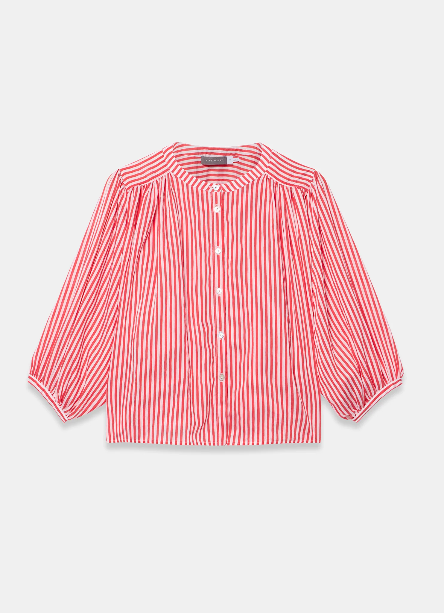 8142-red-striped-batwing-blouse-6.webp Red Striped Batwing Blouse
