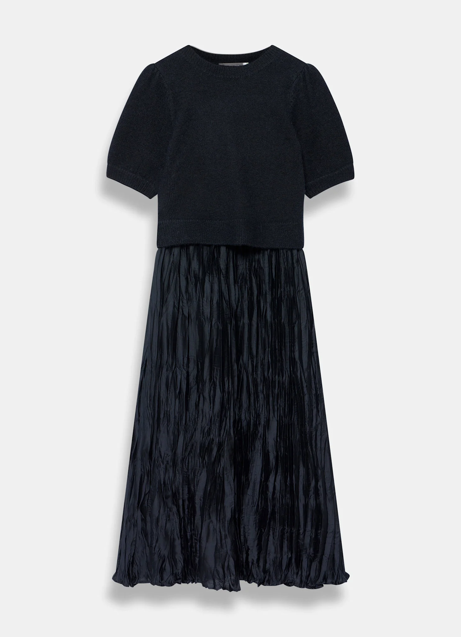 8312-navy-knit-puff-sleeve-maxi-dress-7.webp Navy Knit Puff Sleeve Maxi Dress
