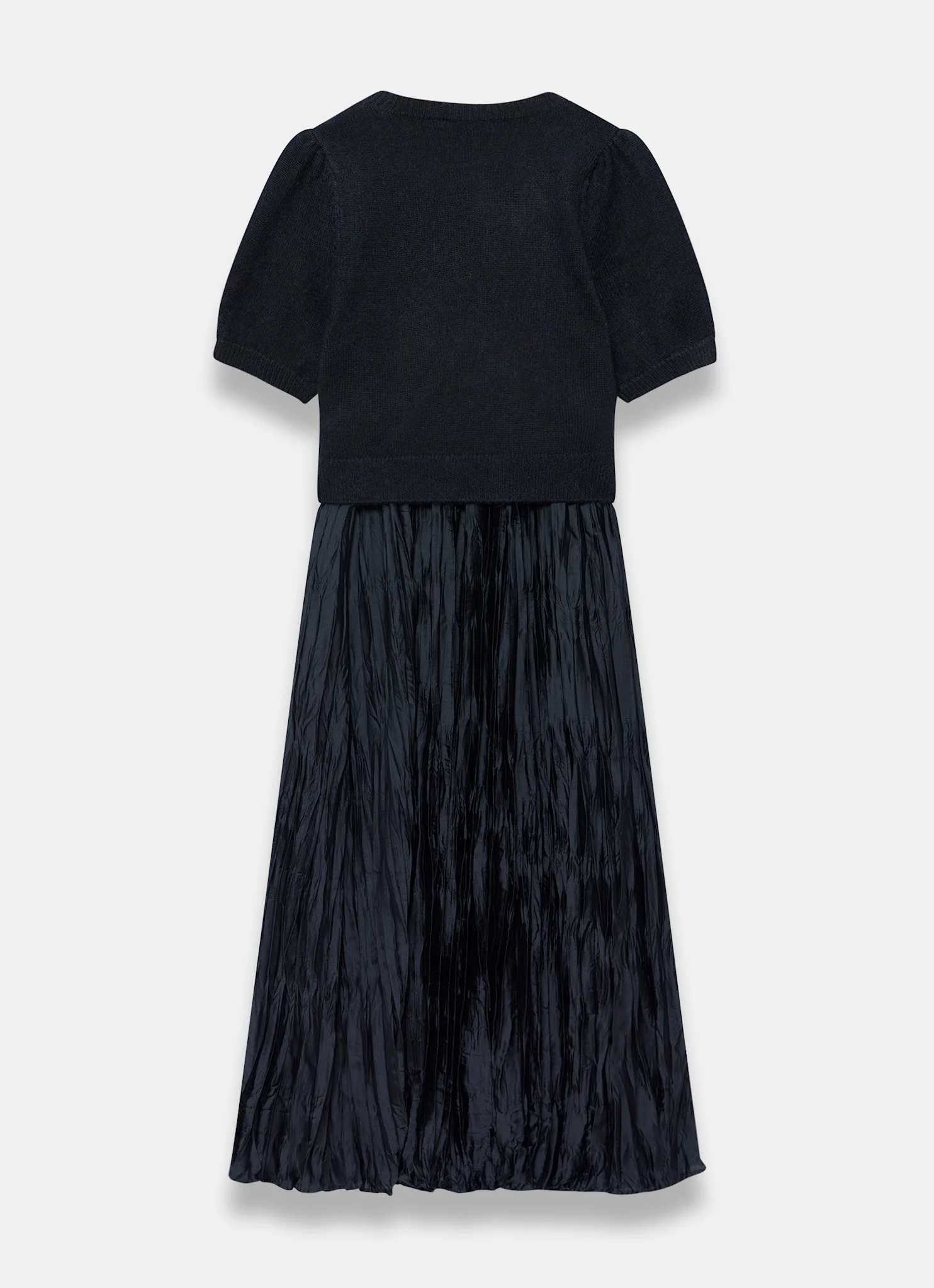 8312-navy-knit-puff-sleeve-maxi-dress-8.webp Navy Knit Puff Sleeve Maxi Dress