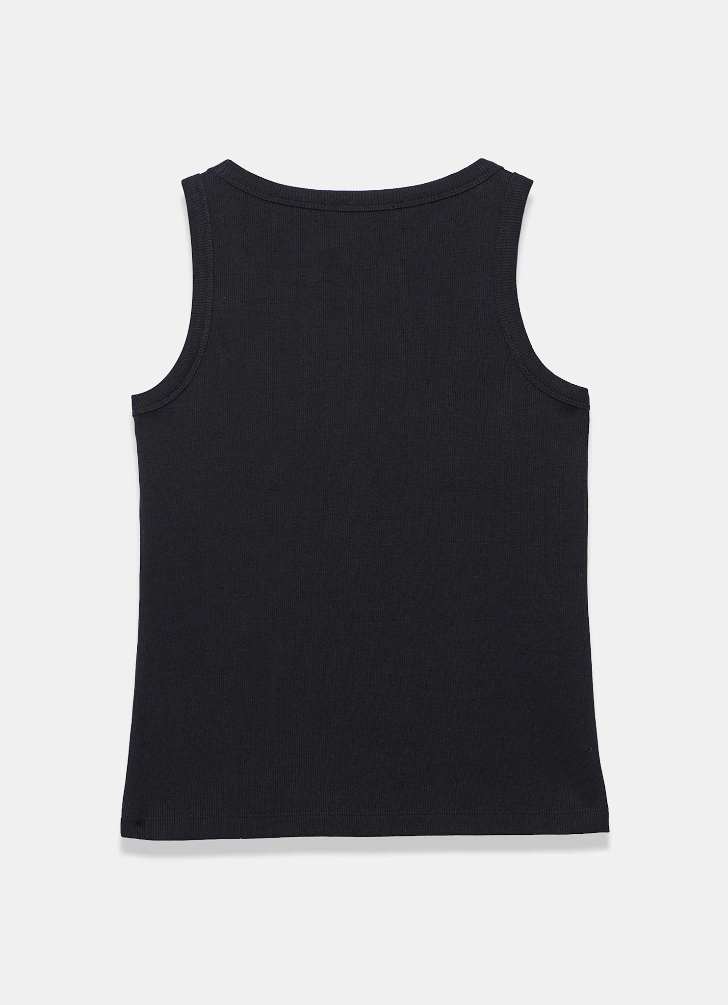 8414-black-cotton-blend-scoop-neck-vest-7.webp Black Cotton Blend Scoop Neck Vest
