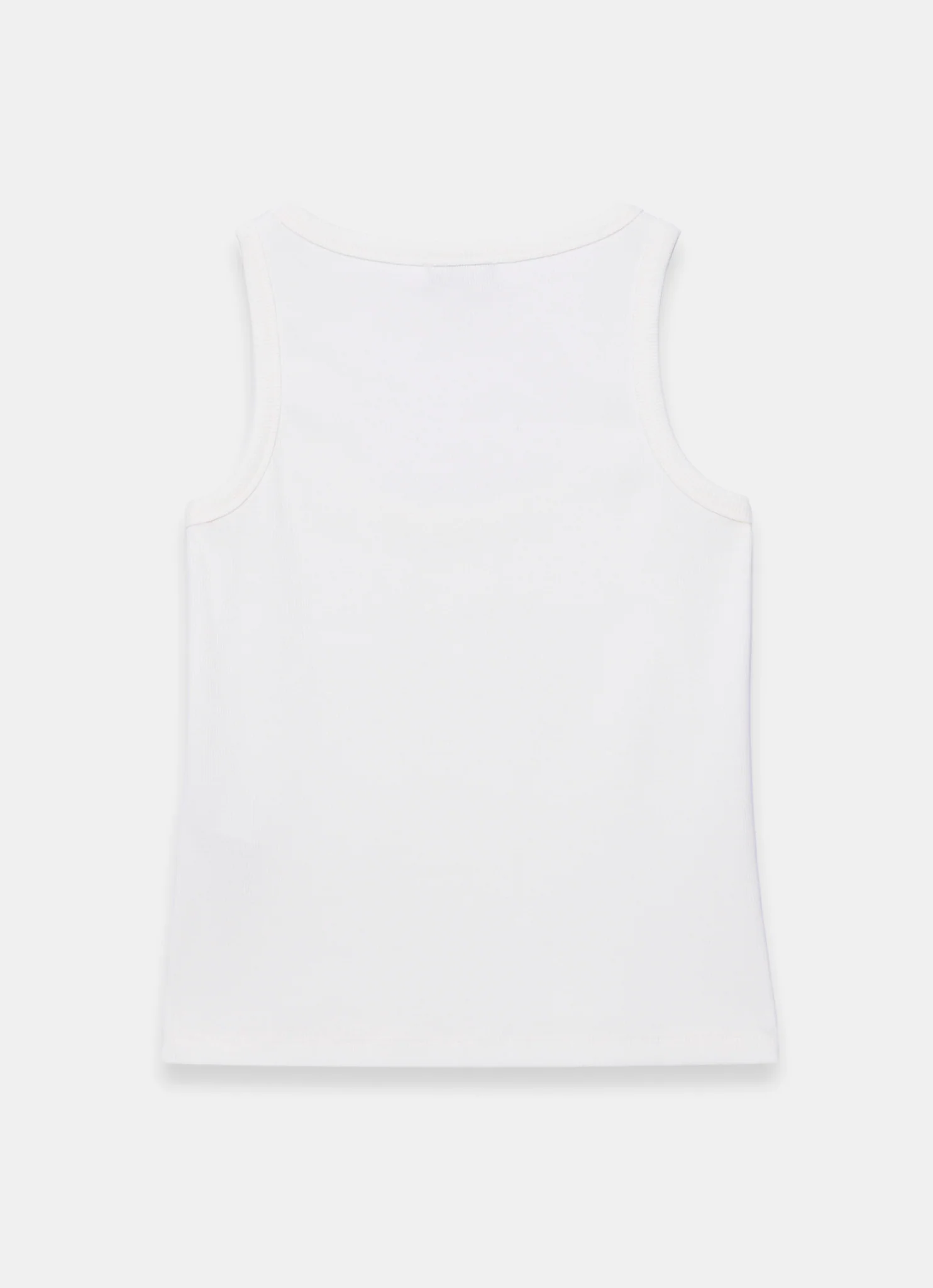 8420-white-cotton-blend-scoop-neck-vest-7.webp White Cotton Blend Scoop Neck Vest