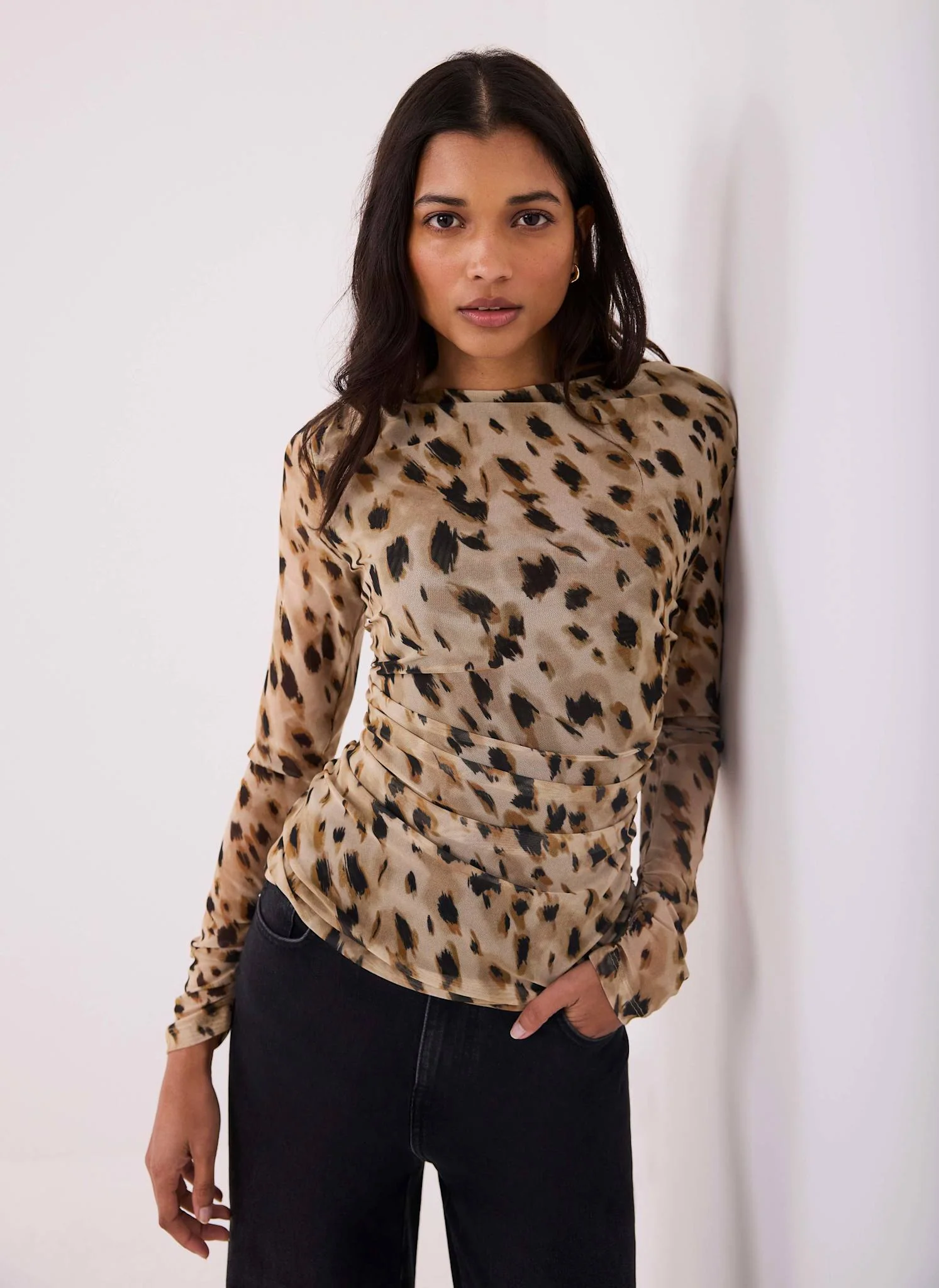 8426-animal-print-mesh-long-sleeve-top-1.webp Animal Print Mesh Long Sleeve Top
