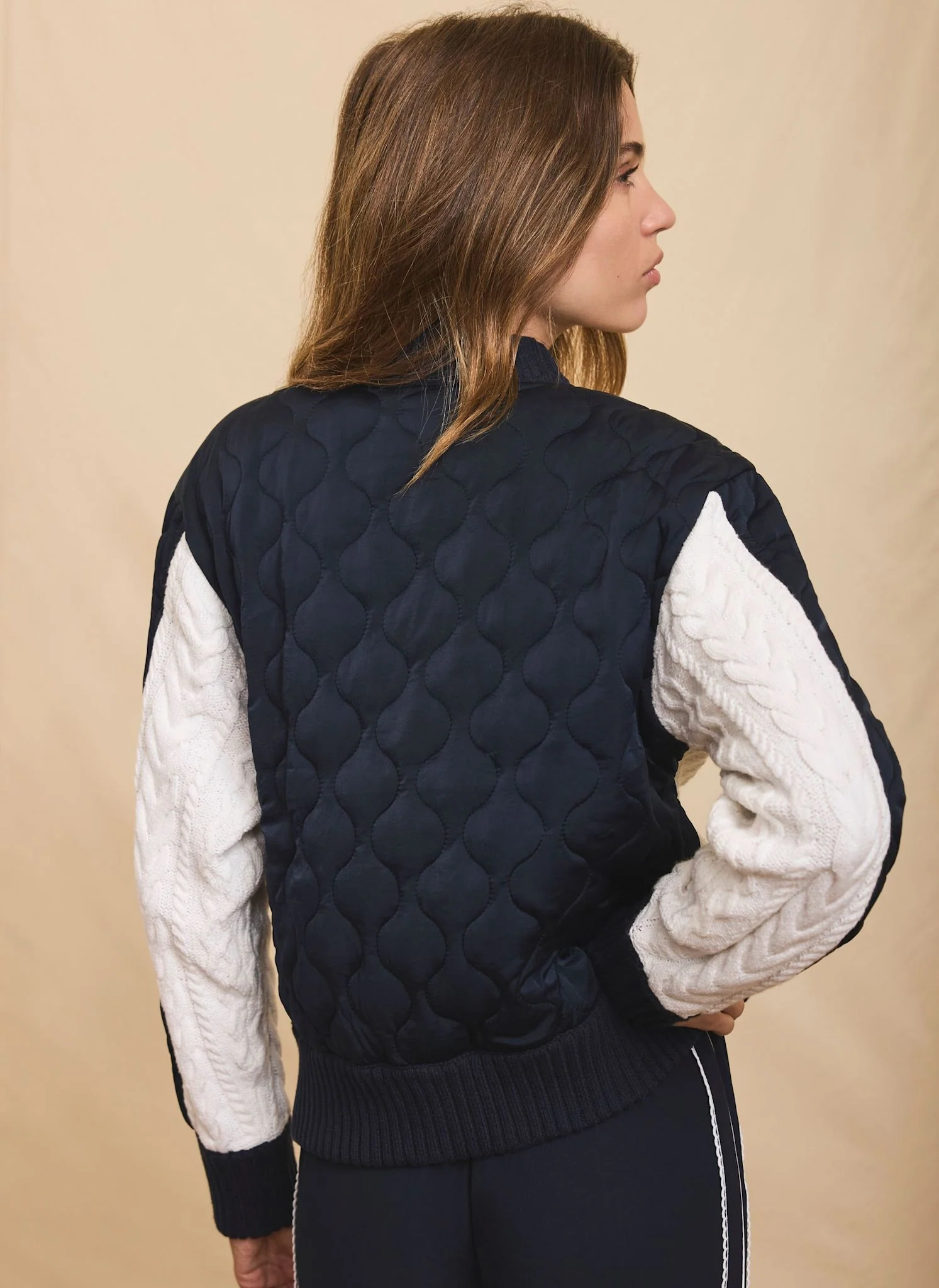 8438-navy-quilted-cable-knit-jacket-6.webp Navy Quilted Cable Knit Jacket
