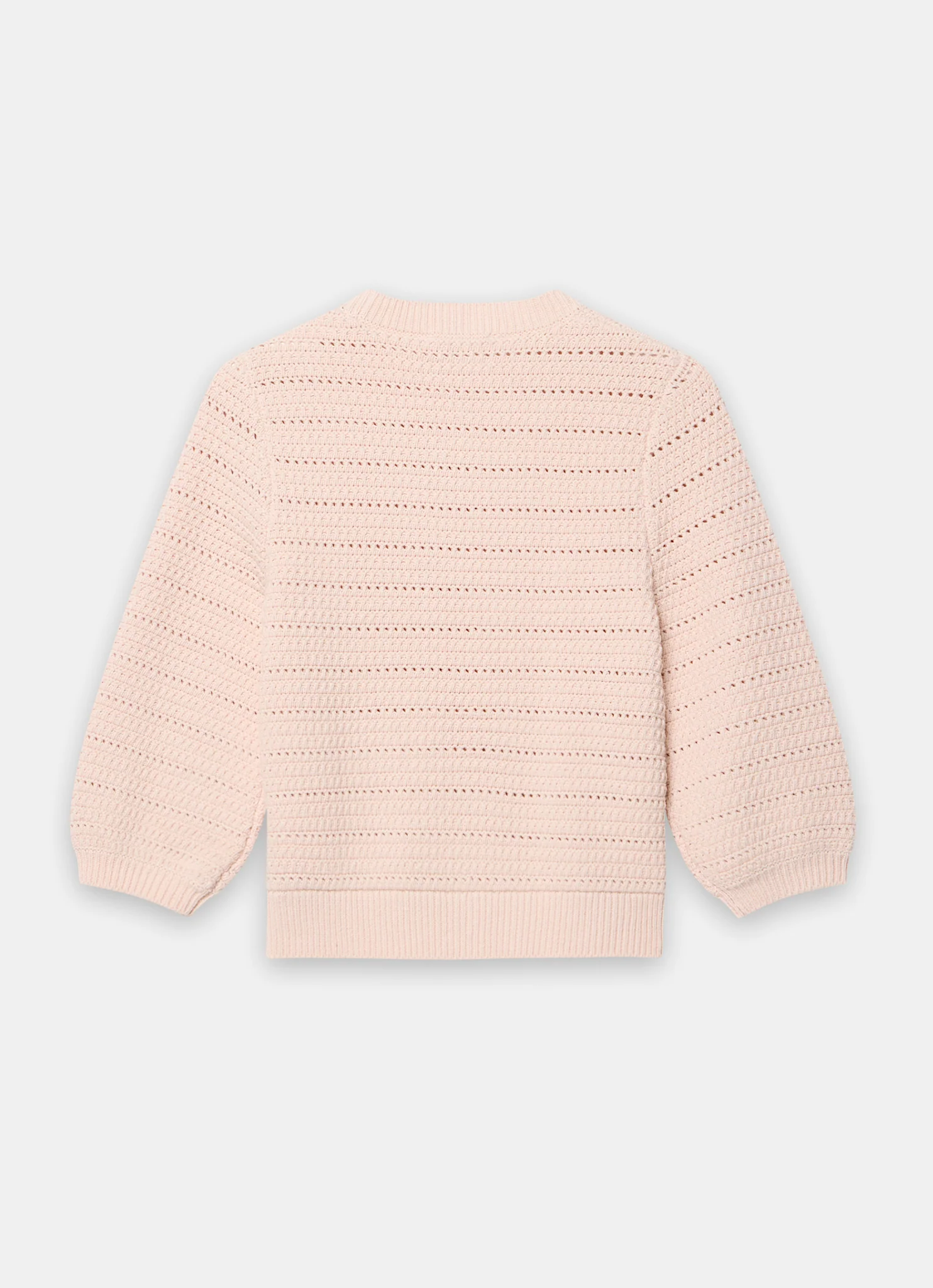 8444-pink-cotton-blend-floral-detail-jumper-7.webp Pink Cotton Blend Floral Detail Jumper