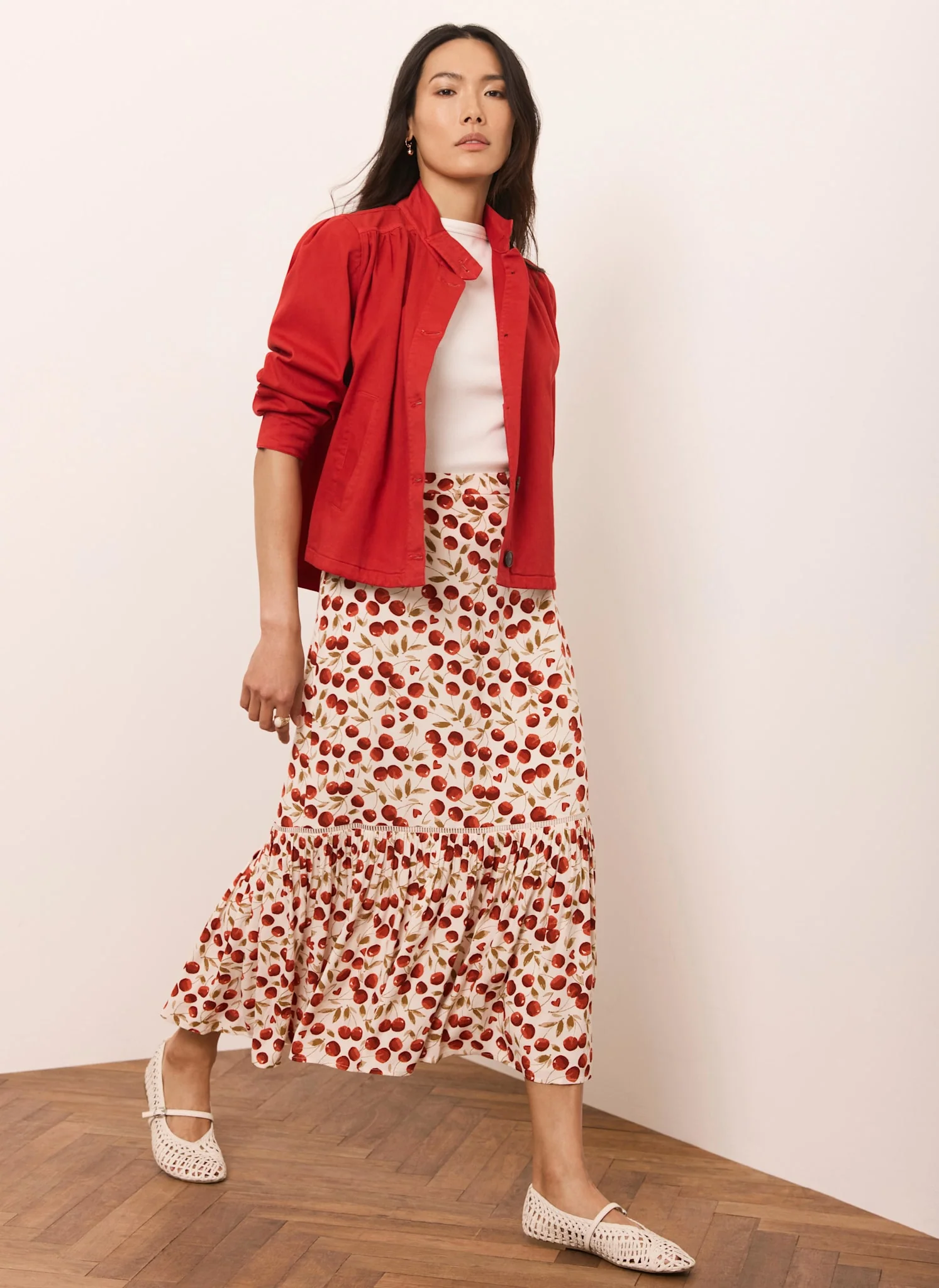 8528-red-cherry-print-skirt-1.webp Red Cherry Print Skirt