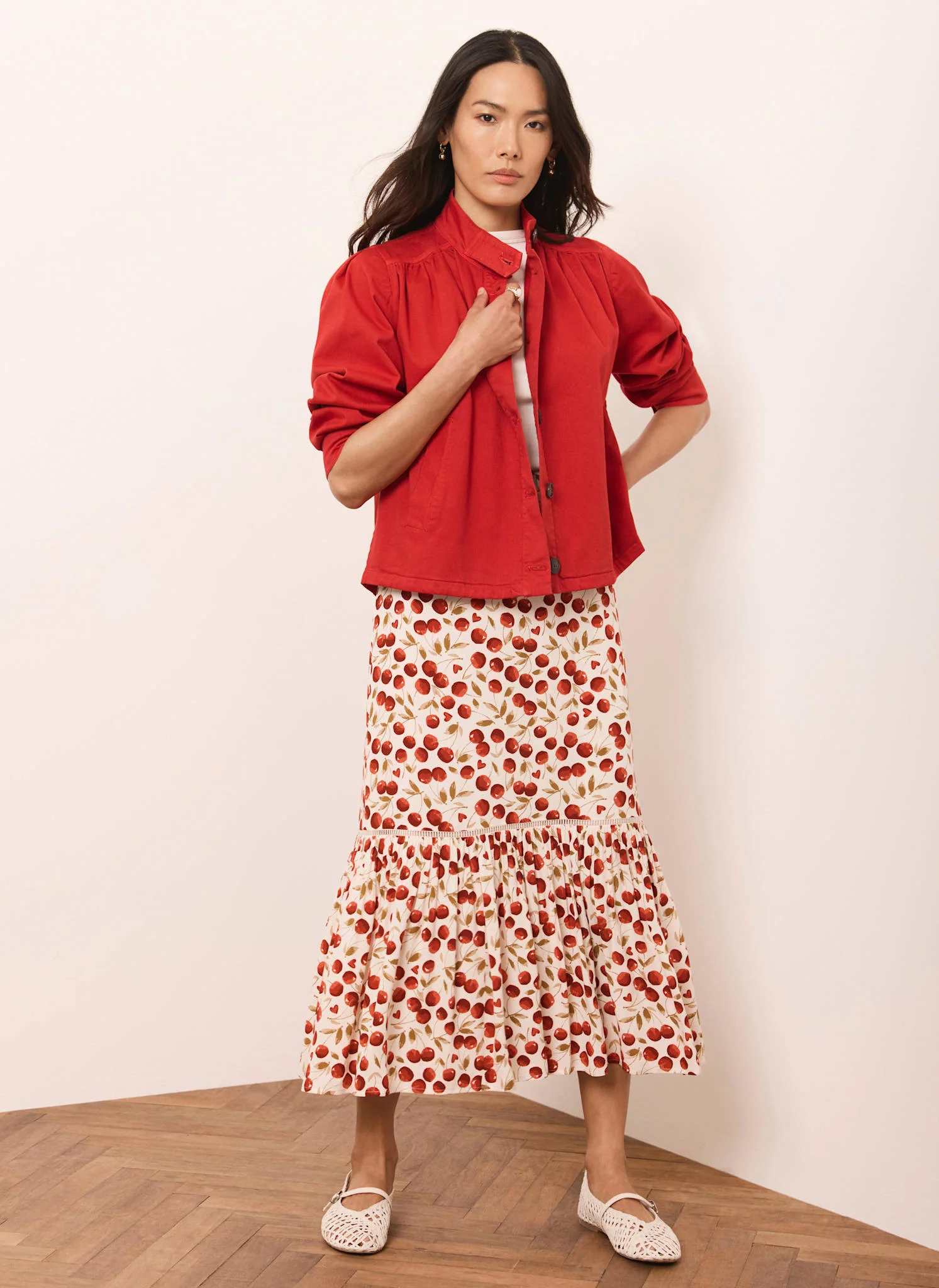 8528-red-cherry-print-skirt-2.webp Red Cherry Print Skirt