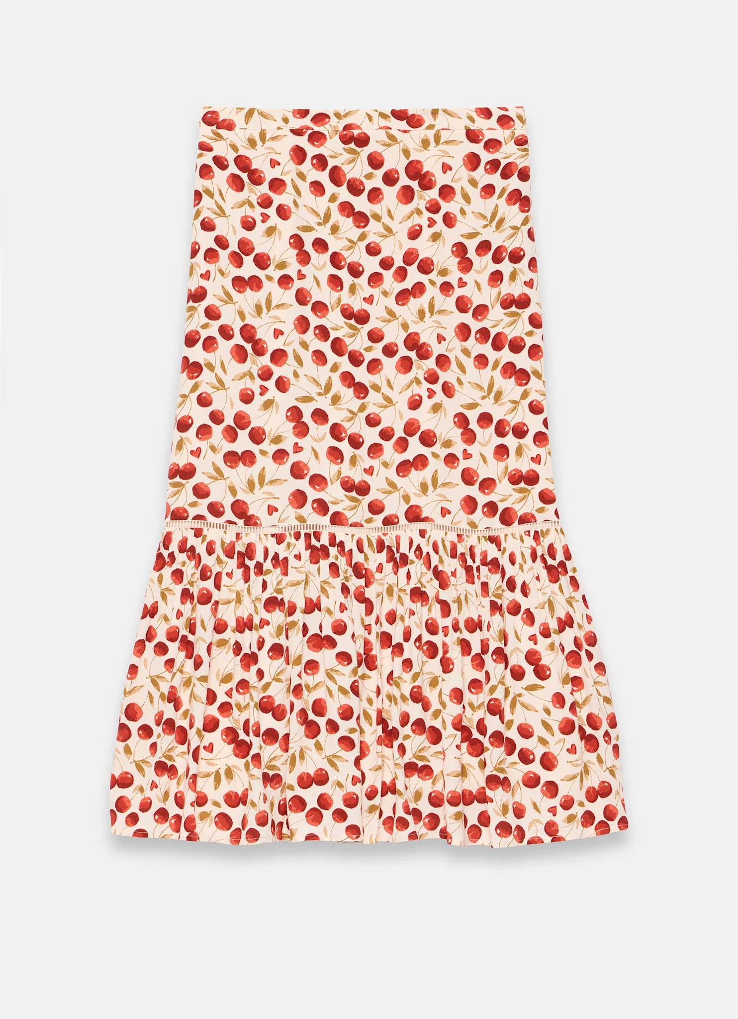 8528-red-cherry-print-skirt-6.webp Red Cherry Print Skirt