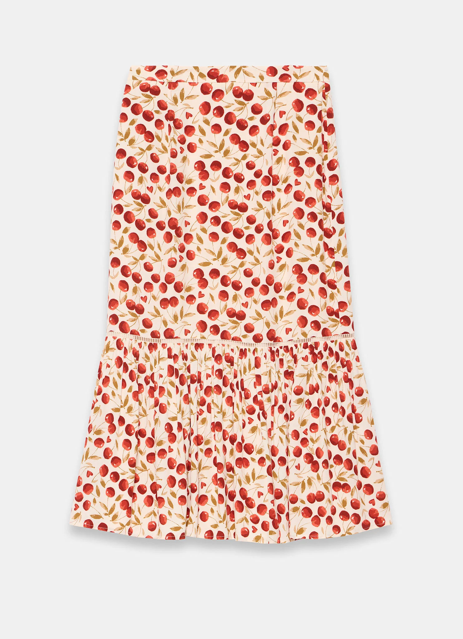8528-red-cherry-print-skirt-7.webp Red Cherry Print Skirt