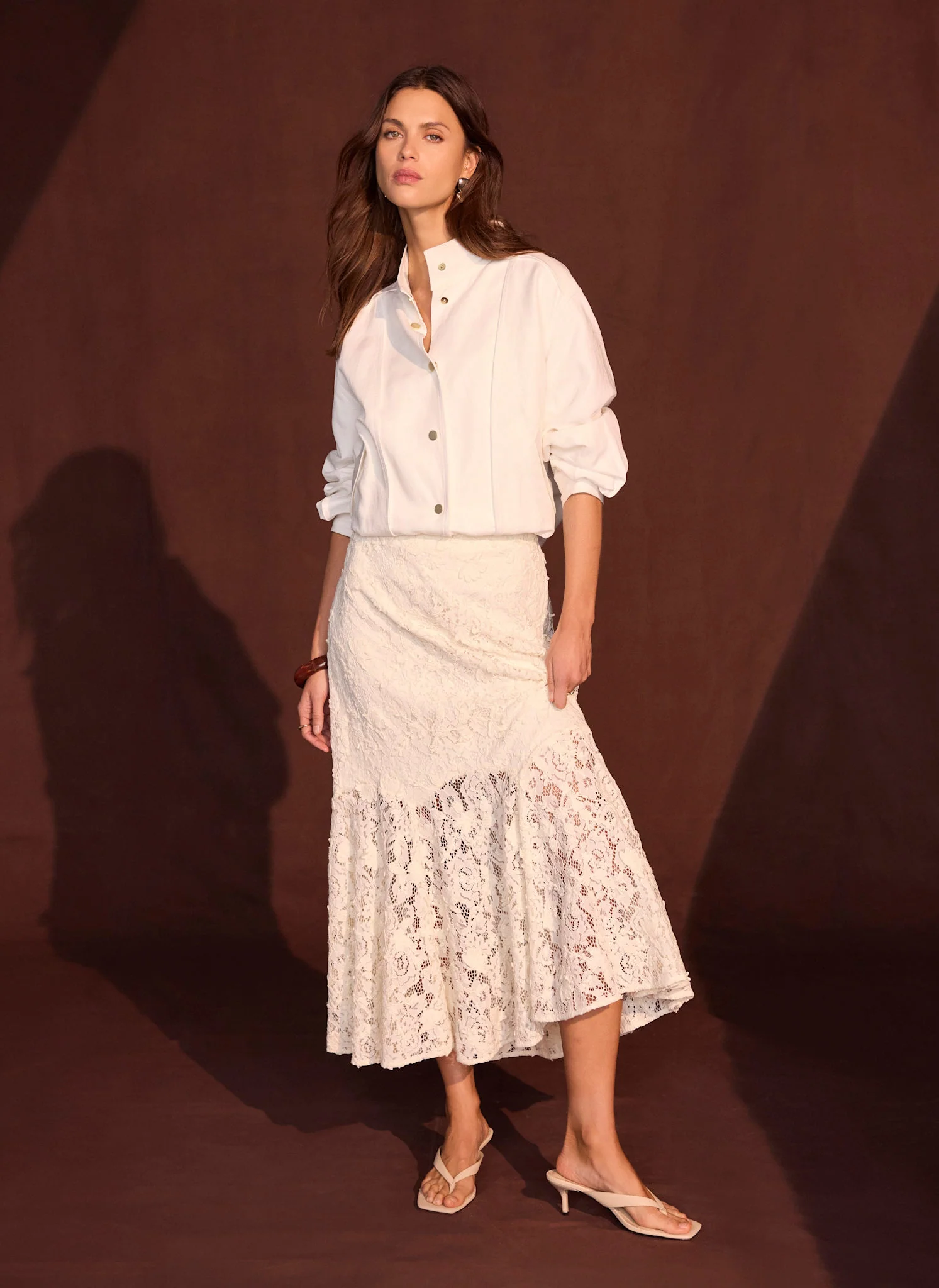 8536-cream-lace-sheer-midi-skirt-1.webp Cream Lace Sheer Midi Skirt