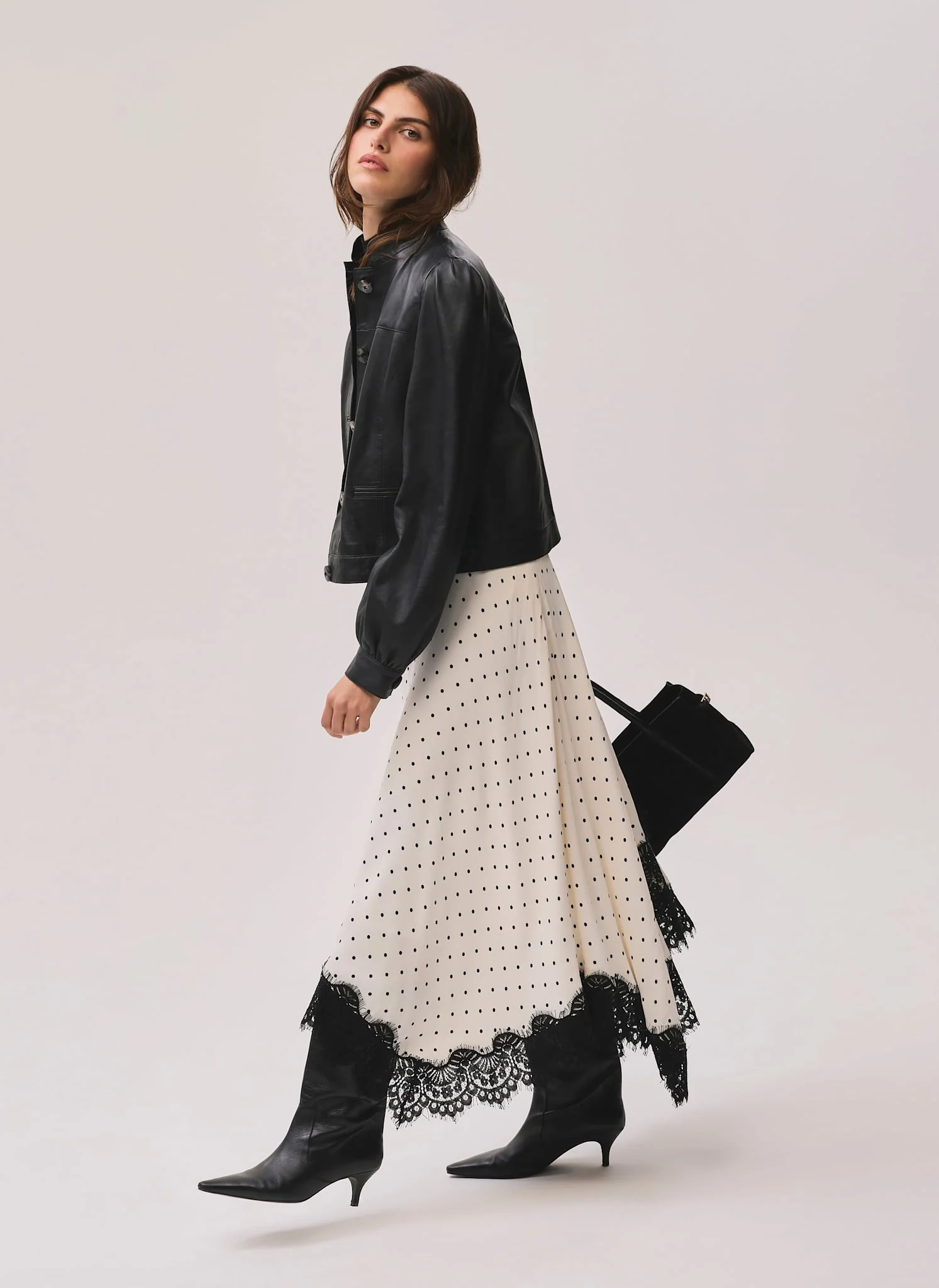 8544-cream-polka-dot-lace-trim-maxi-skirt-1.webp Cream Polka Dot Lace Trim Maxi Skirt