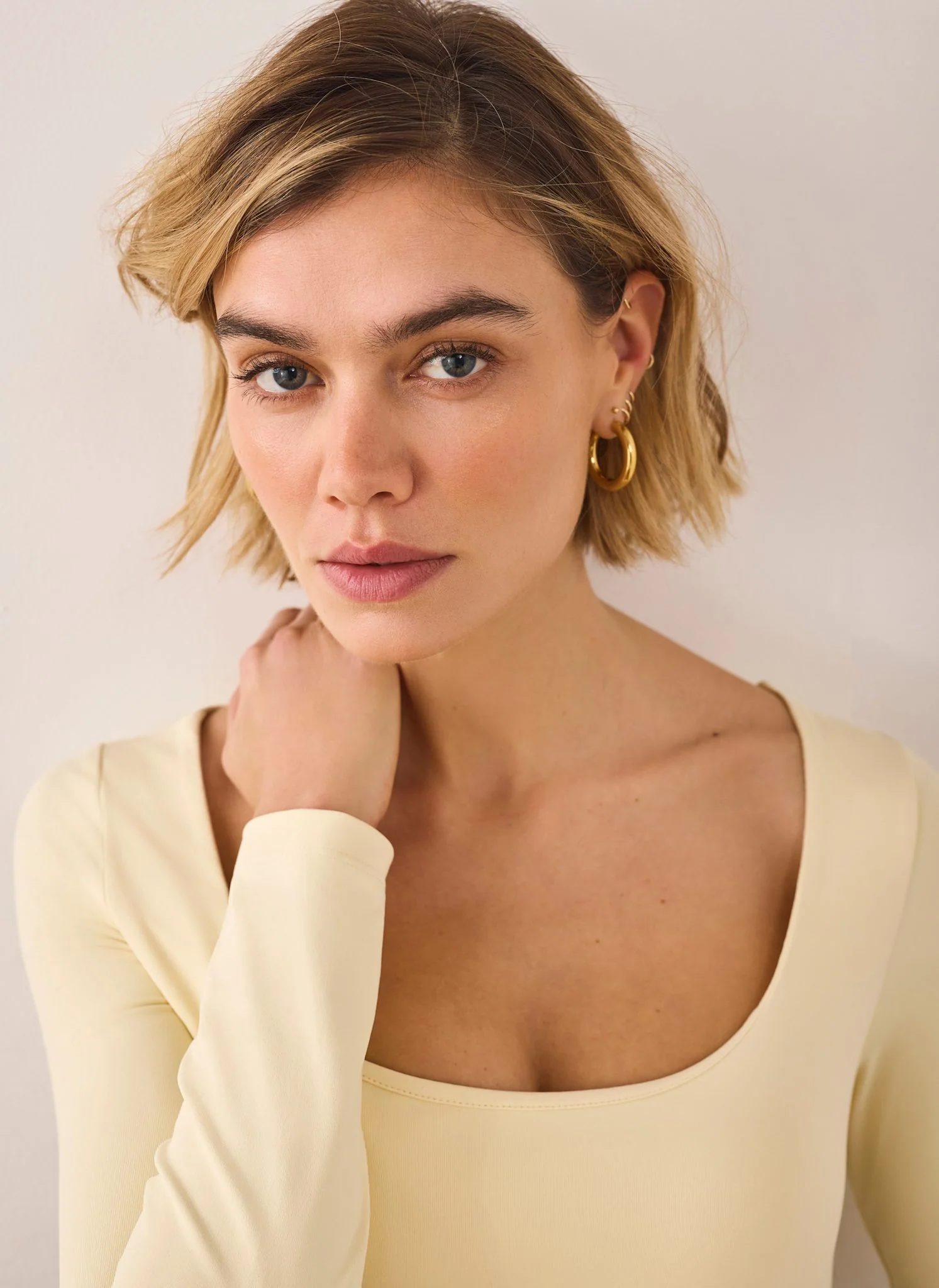 8564-butter-yellow-layering-scoop-neck-top-5.webp Butter Yellow Layering Scoop Neck Top