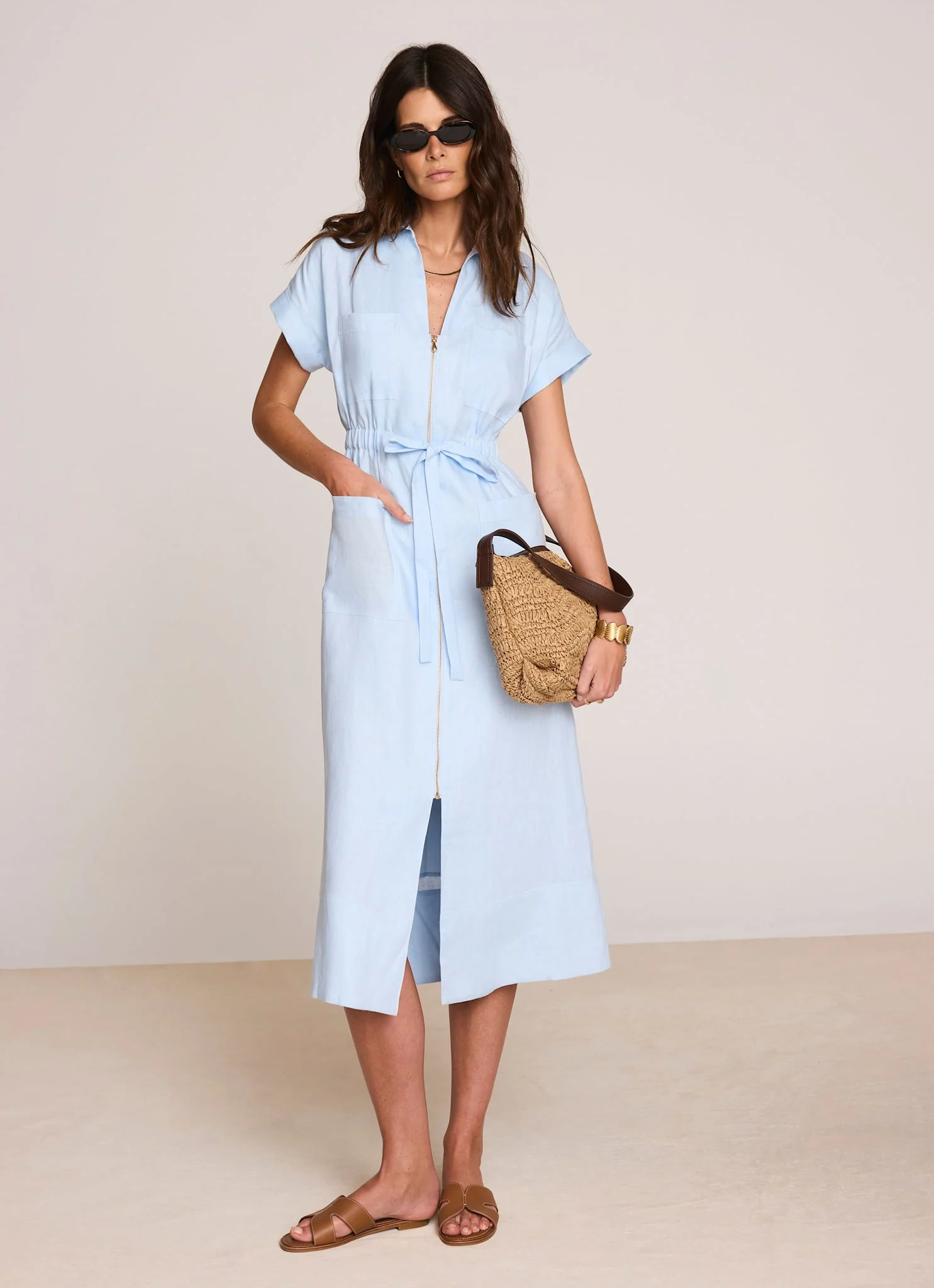 8592-blue-linen-midi-shirt-dress-1.webp Blue Linen Midi Shirt Dress
