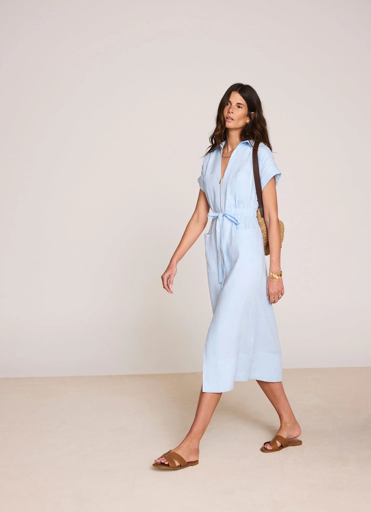 8592-blue-linen-midi-shirt-dress-2.webp Blue Linen Midi Shirt Dress