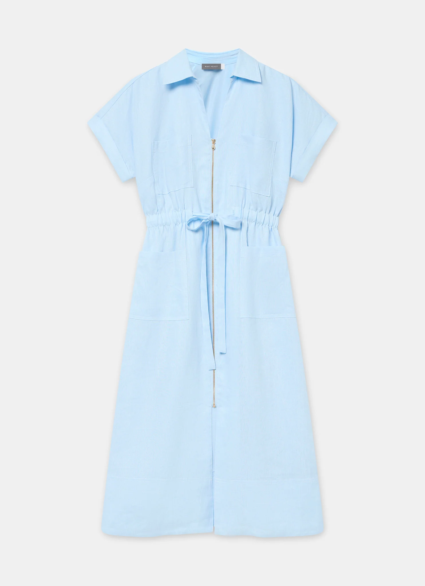 8592-blue-linen-midi-shirt-dress-6.webp Blue Linen Midi Shirt Dress