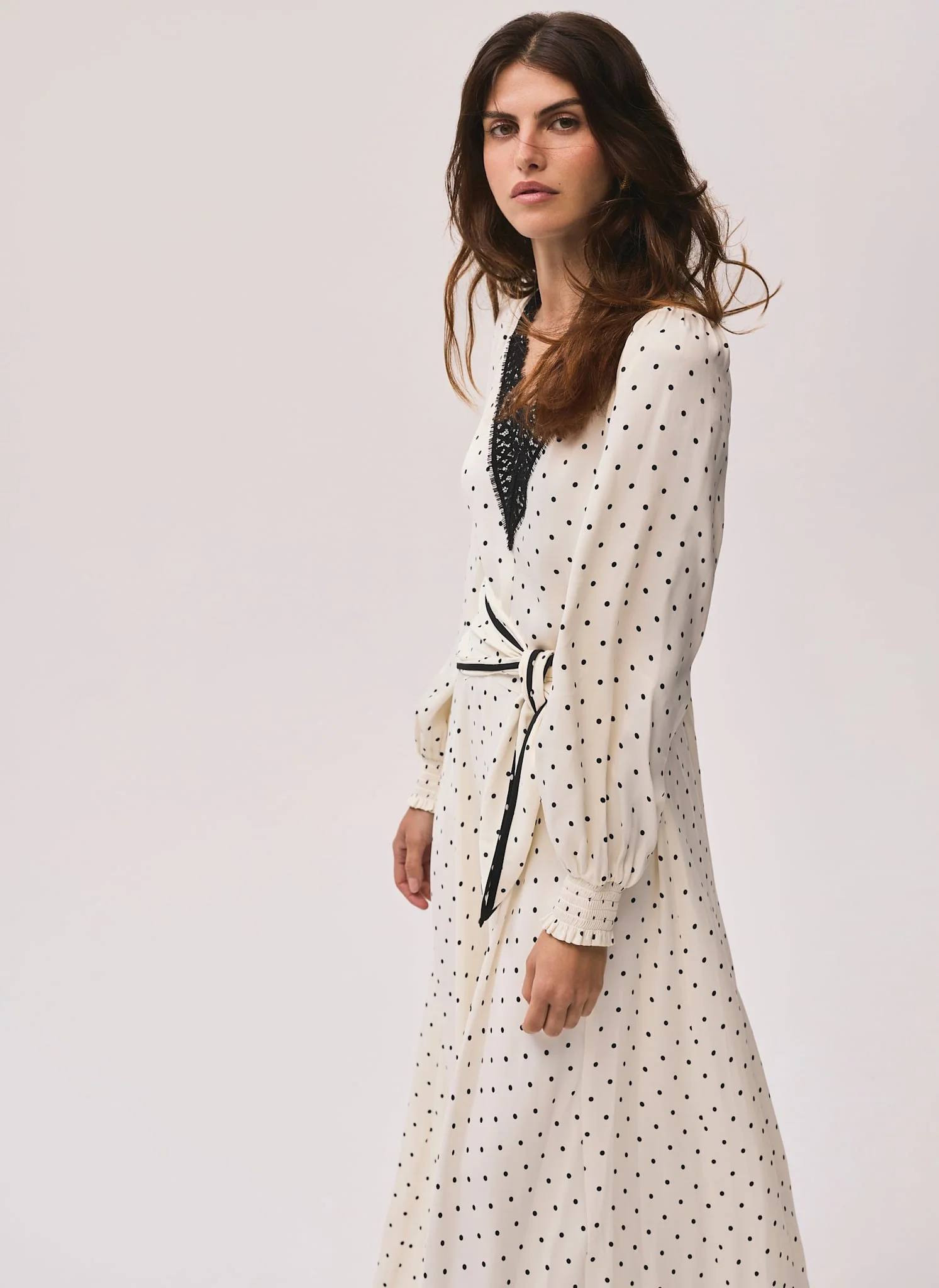 8616-cream-polka-dot-tie-maxi-dress-4.webp Cream Polka Dot Tie Maxi Dress