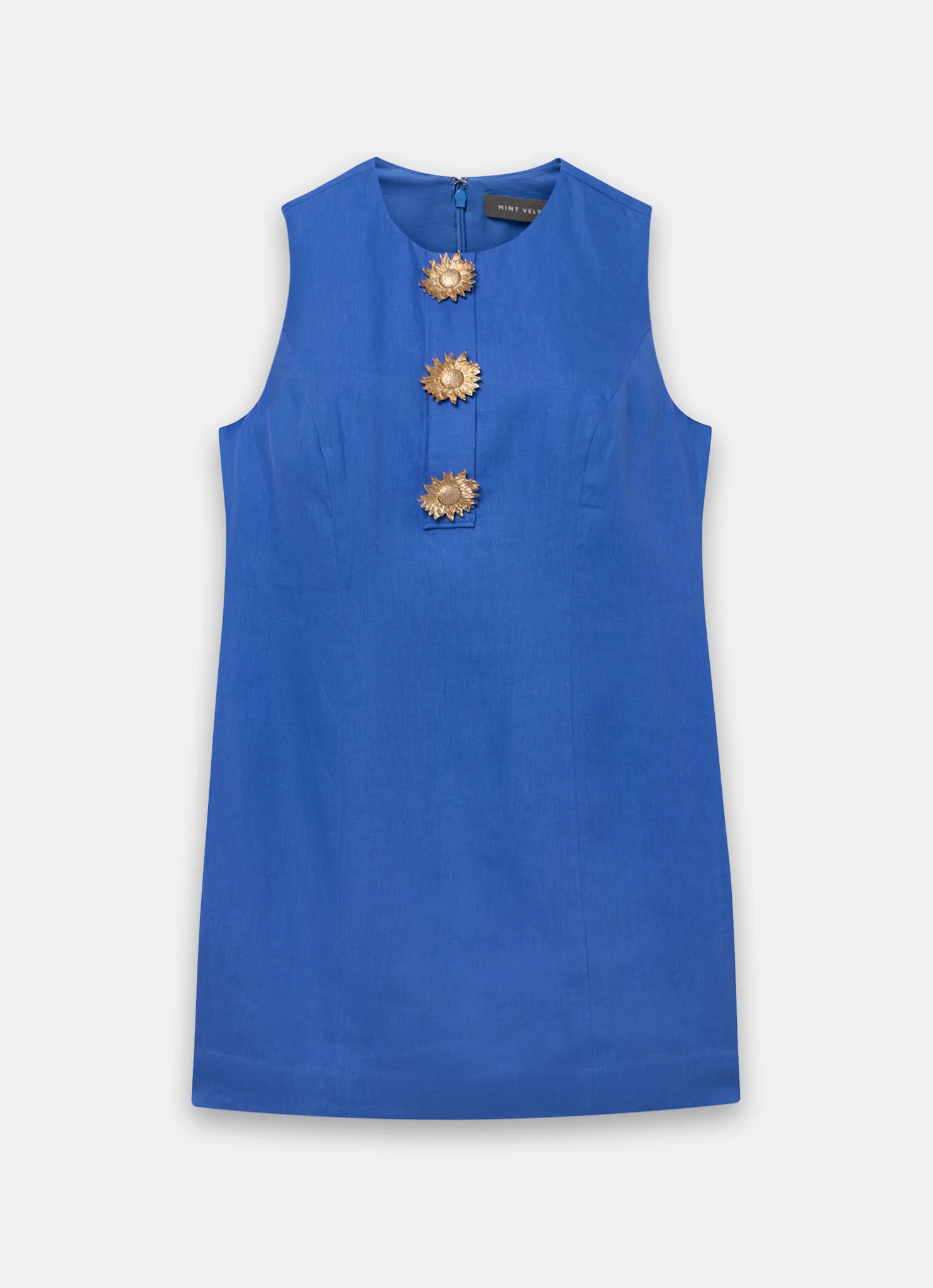 8648-blue-linen-sunray-button-mini-dress-6.webp Blue Linen Sunray Button Mini Dress