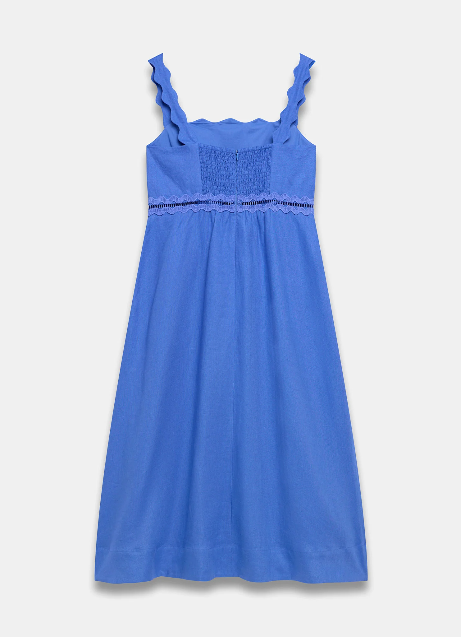 8656-blue-linen-scallop-trim-midi-dress-8.webp Blue Linen Scallop Trim Midi Dress