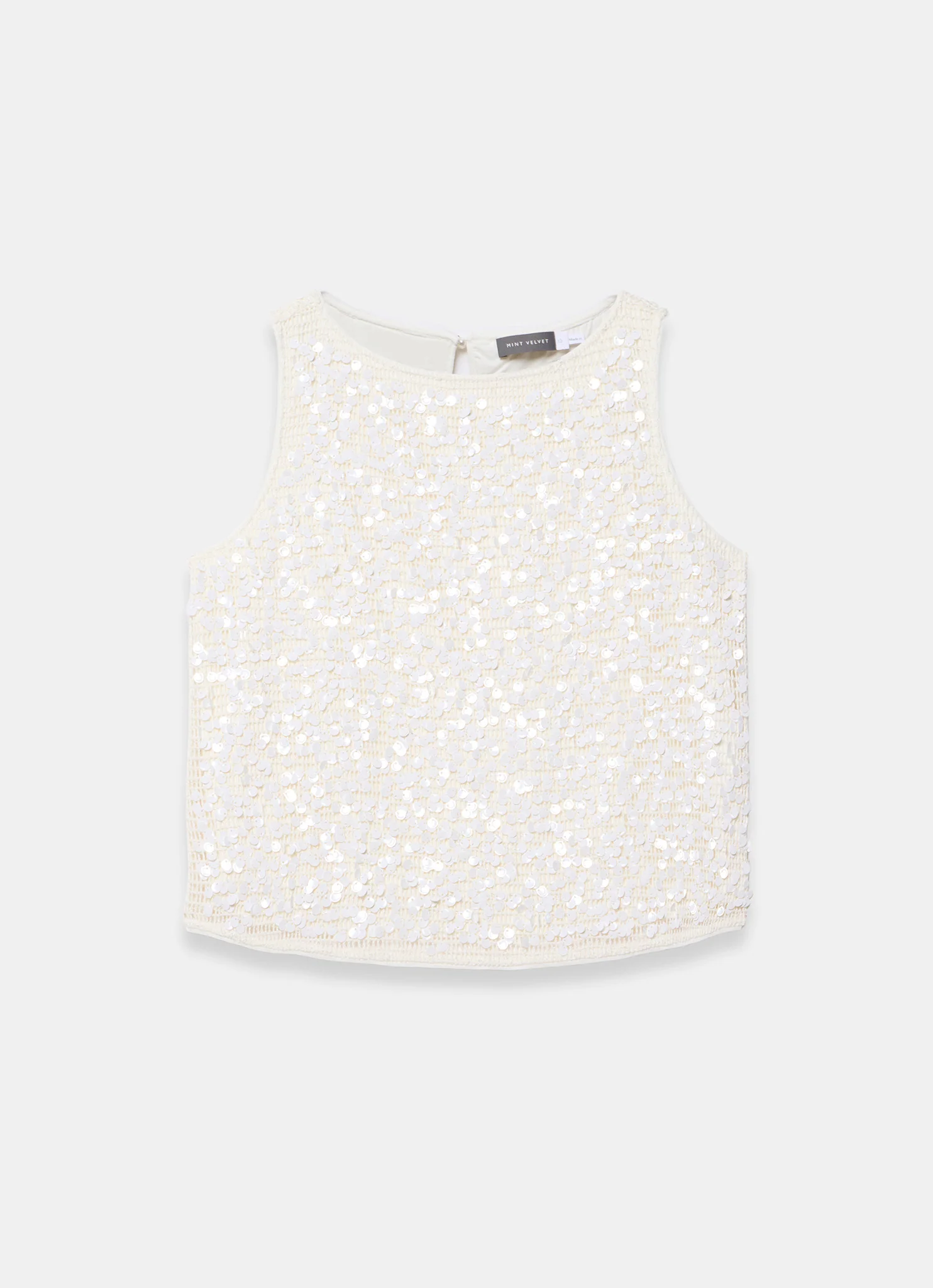 8696-white-sequin-sleeveless-top-7.webp White Sequin Sleeveless Top
