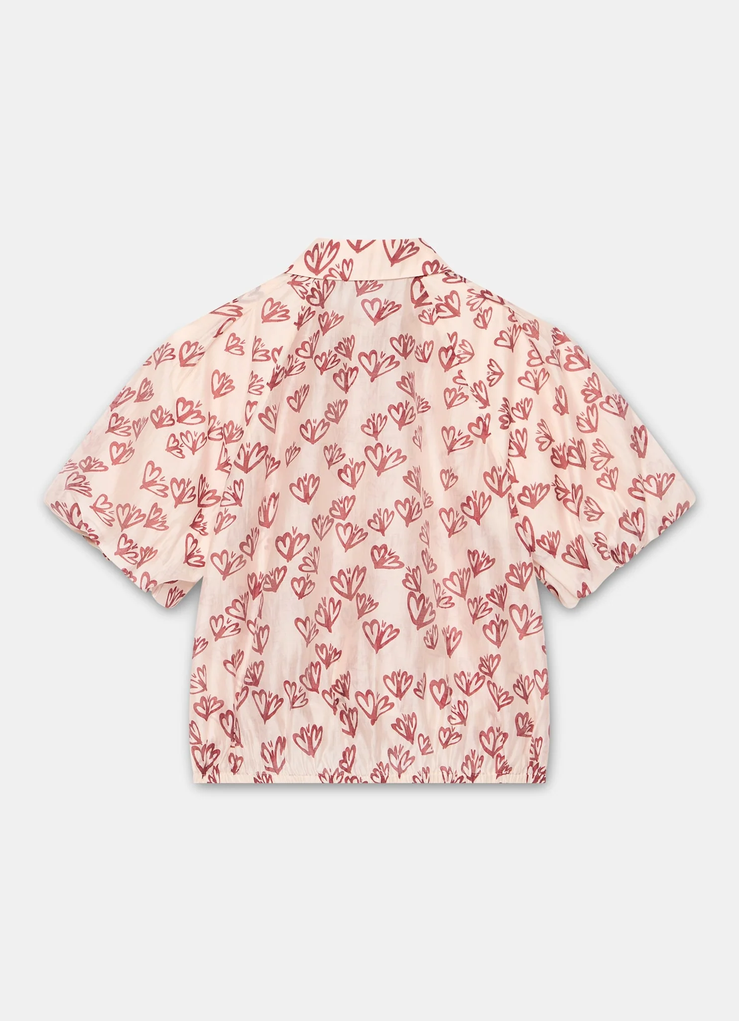8720-pink-heart-print-puff-sleeve-shirt-8.webp Pink Heart Print Puff Sleeve Shirt